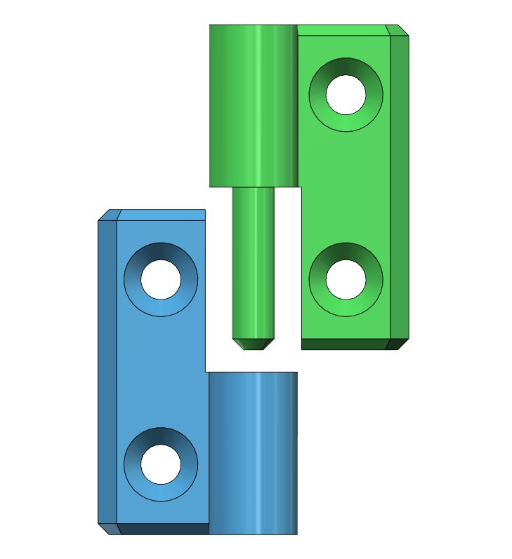 Quick hinge for easy removal door Anycubic 4MAX