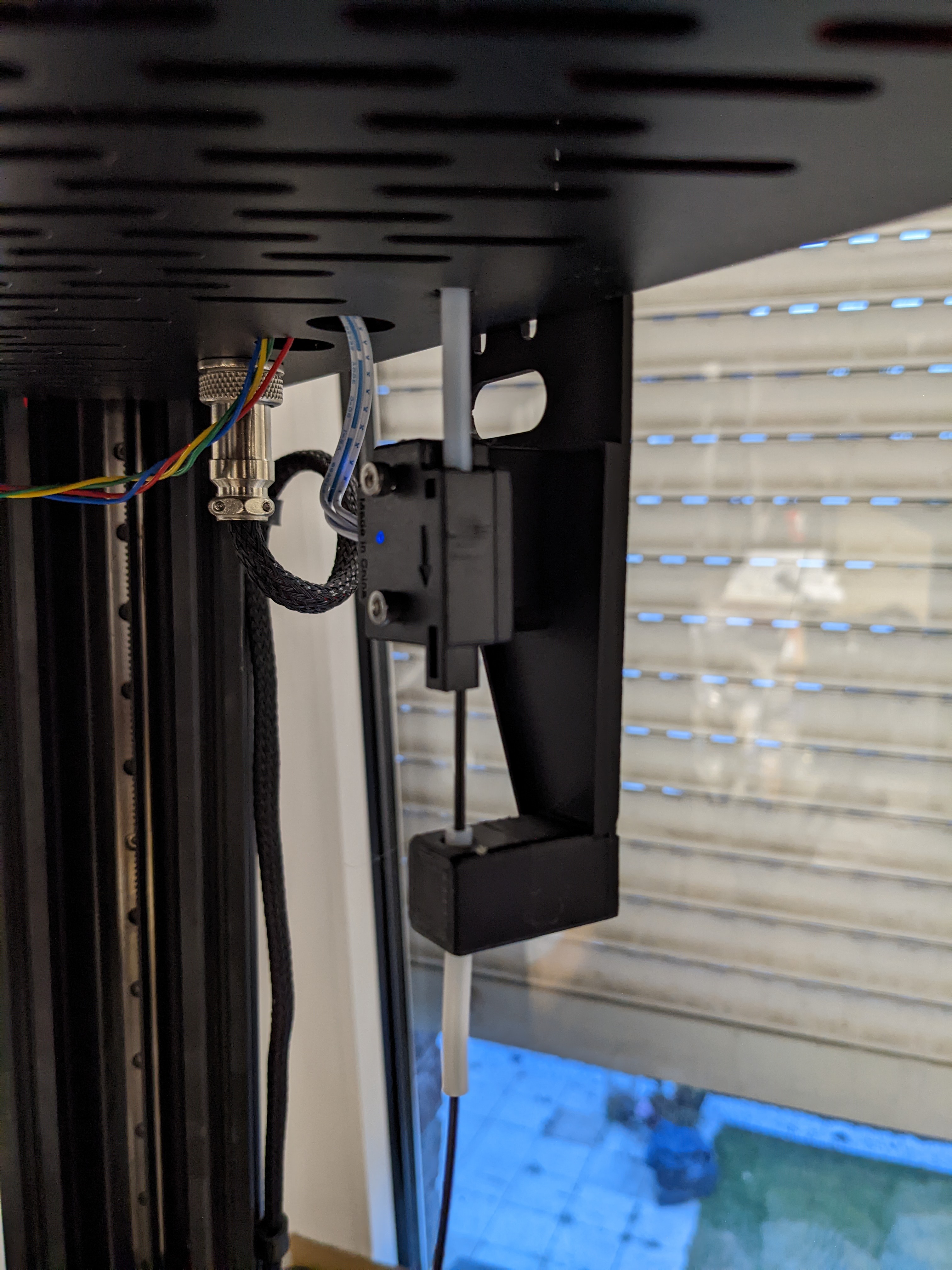 FLSUN SR filament sensor mount