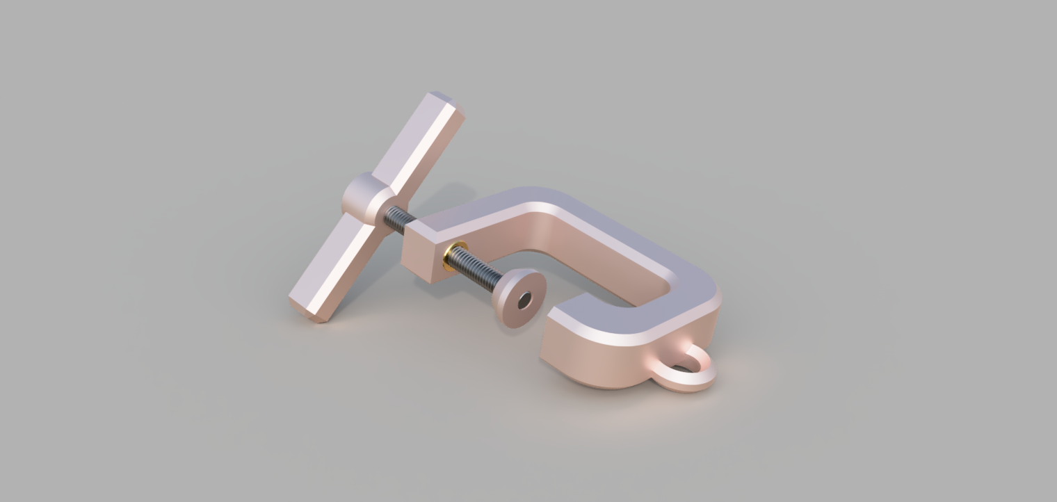 Keychain C-Clamp - photo 2