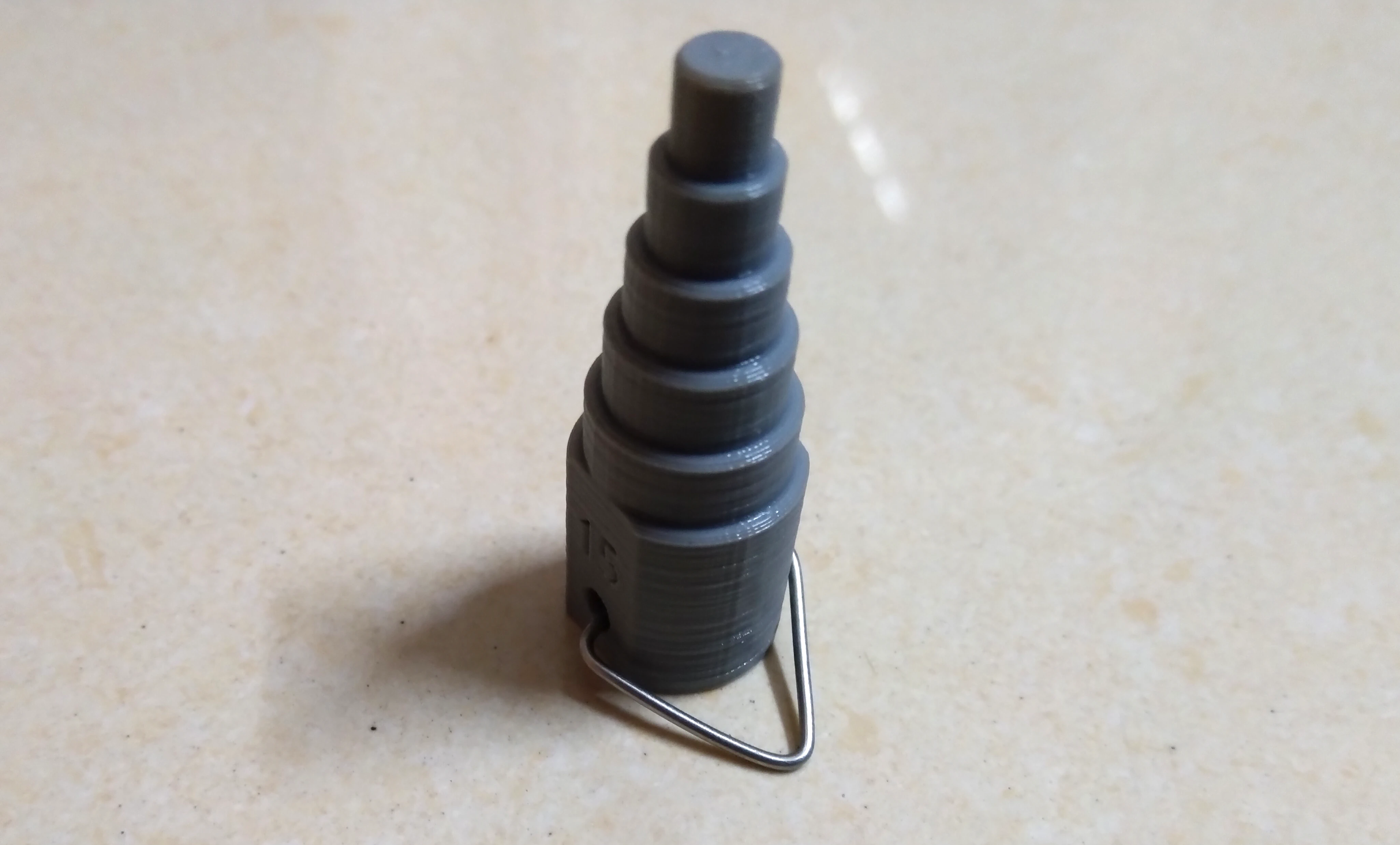 Hole diameter measuring keychain - photo 3
