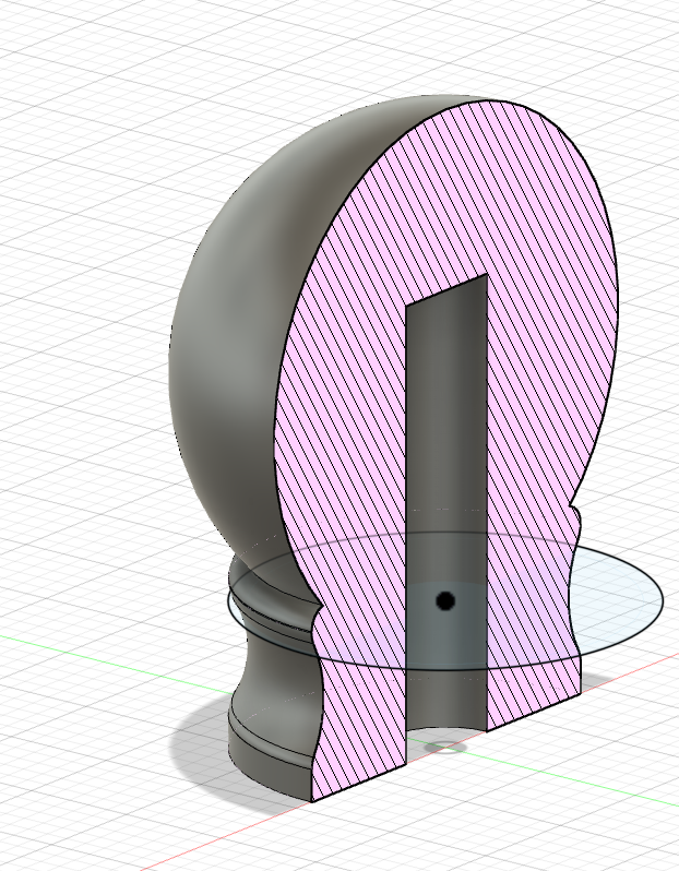 Elegant Modern Lamp Shade Finial - Replacement Part (Parametric Base) - photo 2