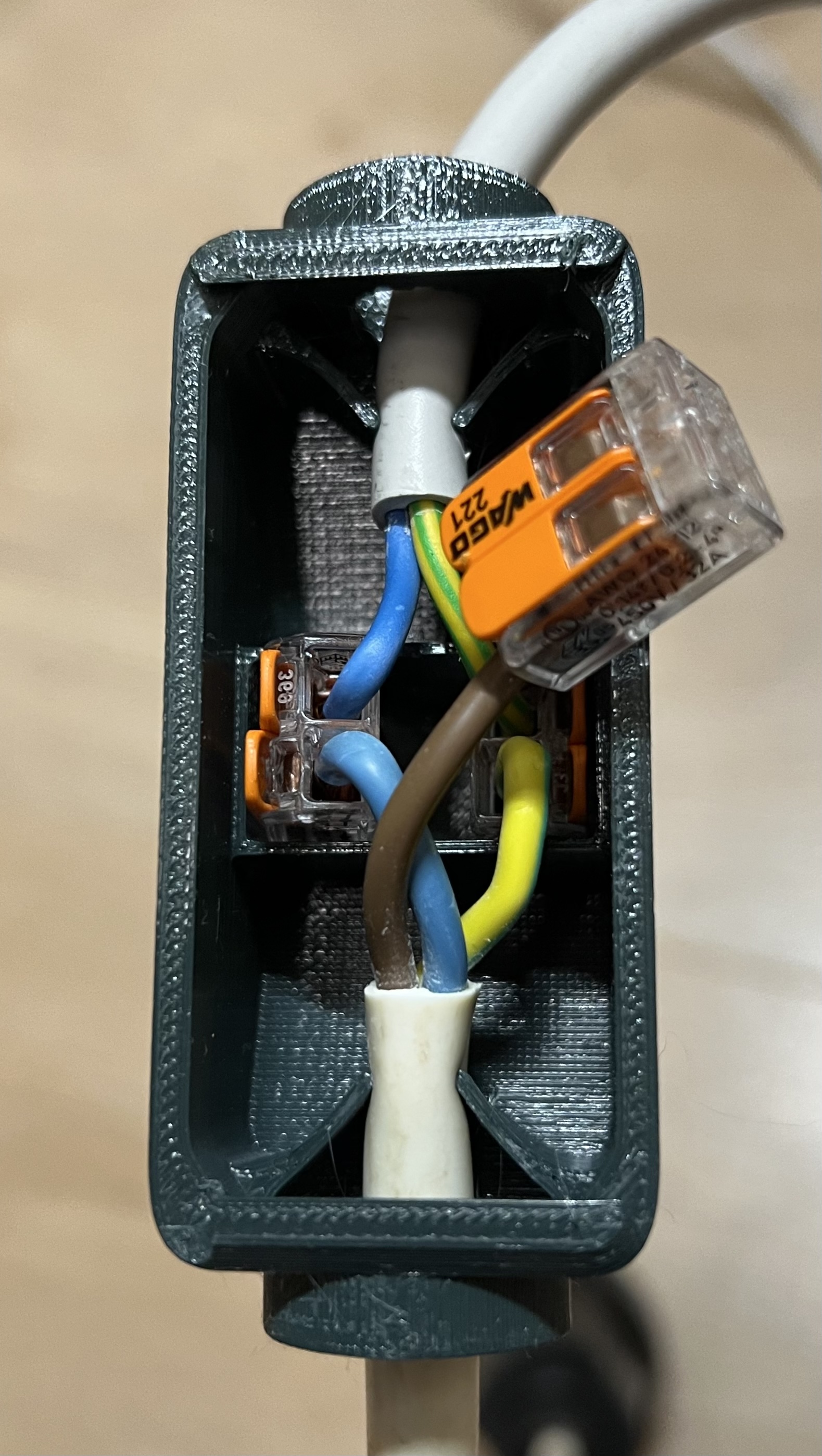 Wago AC cable connection box, quick connect, no tools - photo 3