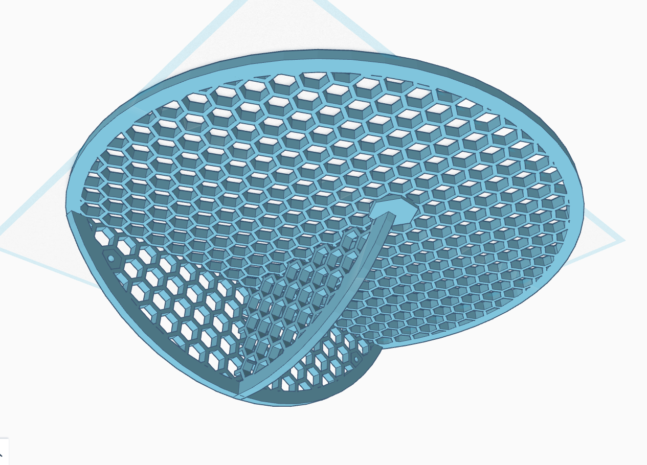 Round honeycomb shelf - wall mounted - photo 2