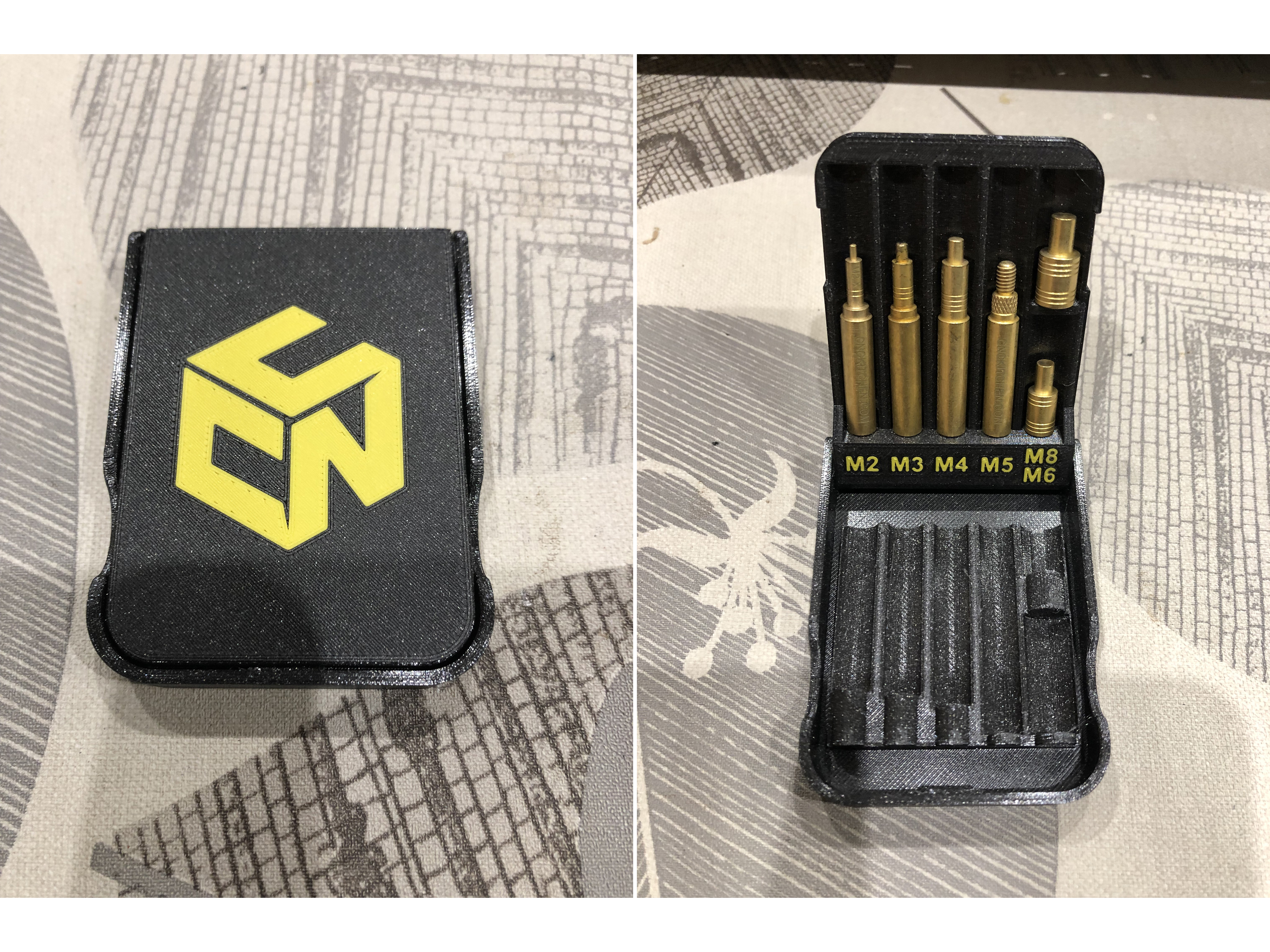 Case for CNC Kitchen Threaded Inserts Soldering Tips - 2 colors "MMU2S"
