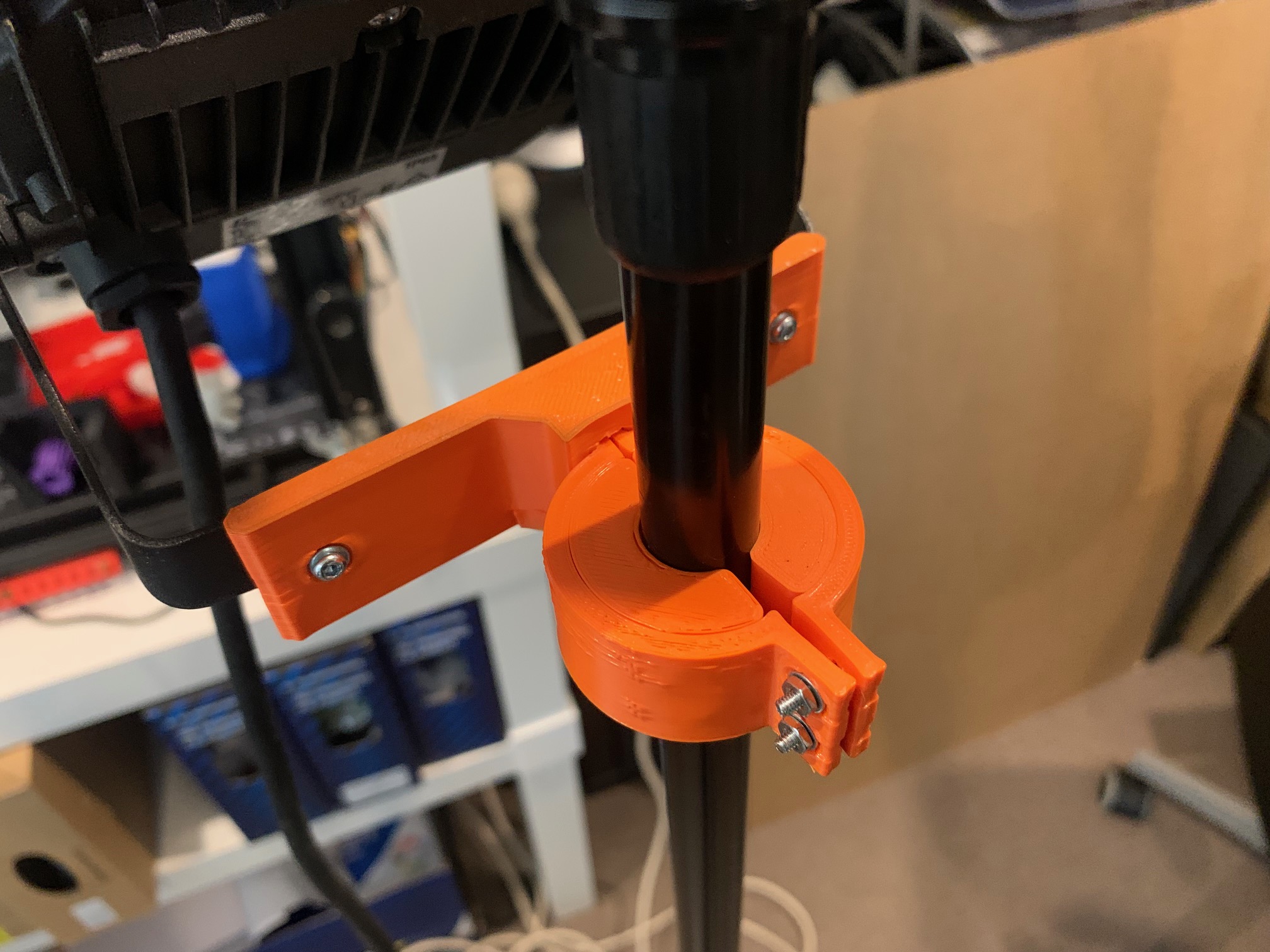 Pole clamp adapter 35mm to 15mm