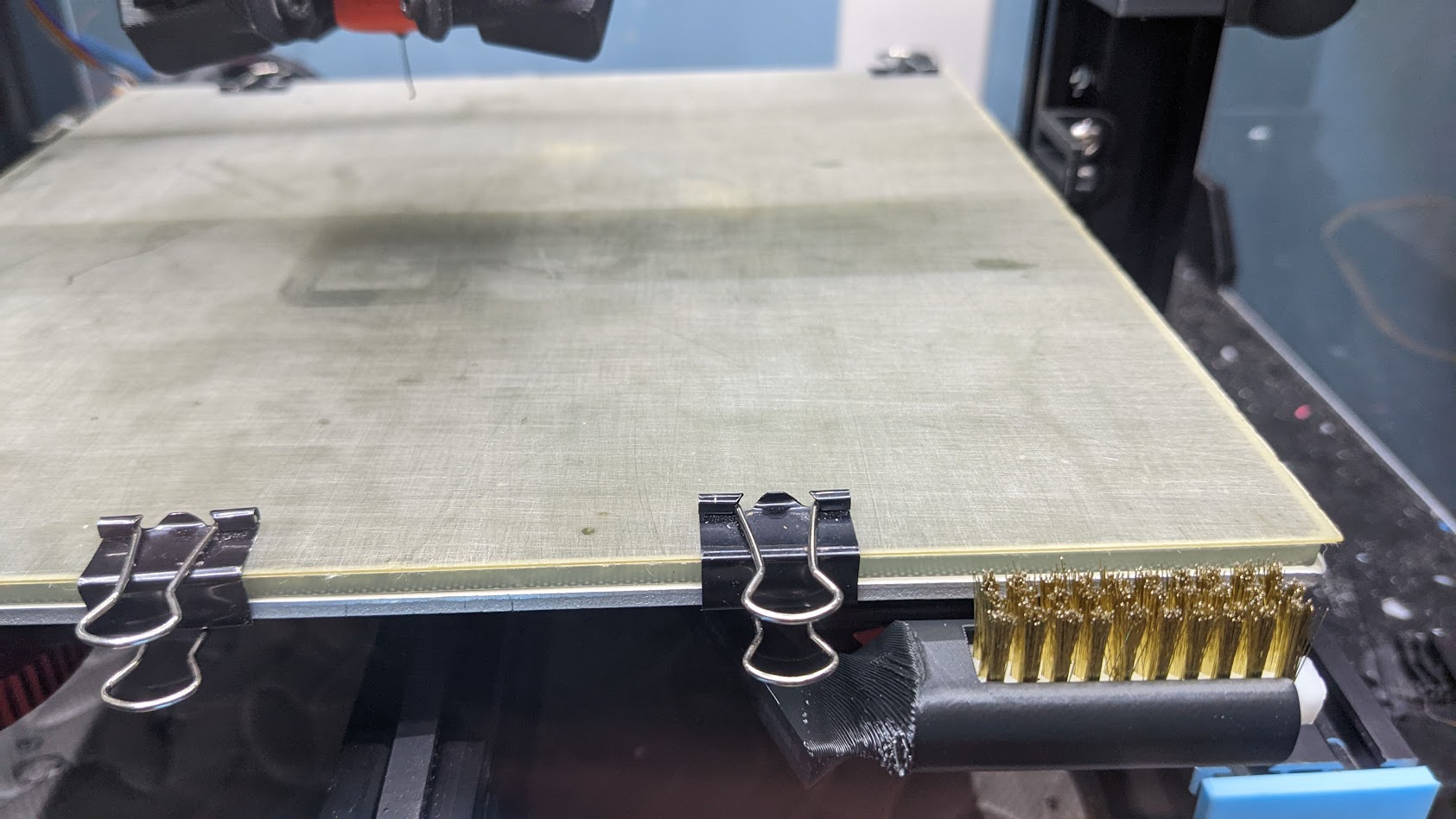 Ender 3 Nozzle Brush Mount - photo 2