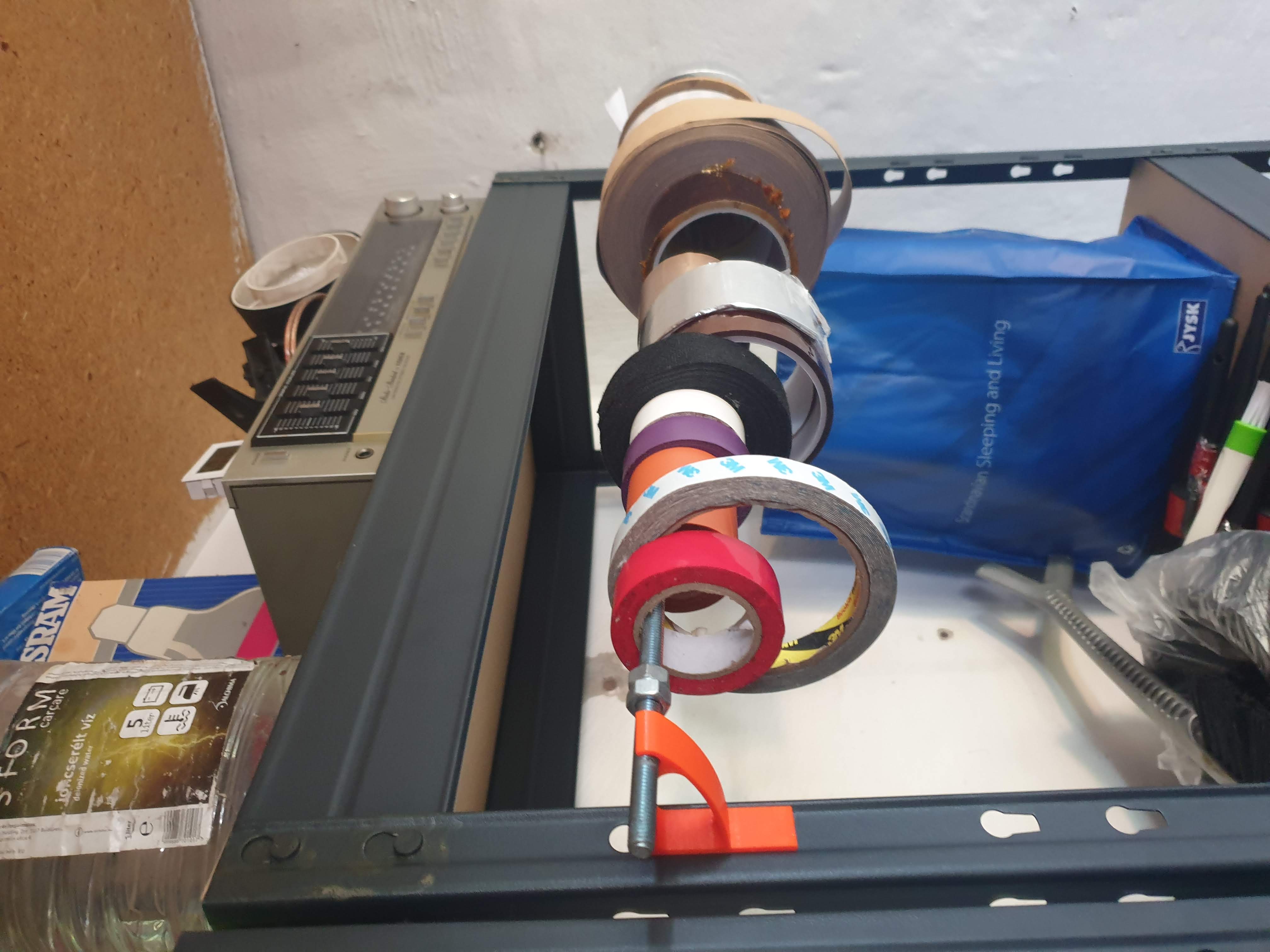 OBI Rivet S DIY shelf additional holder for tapes. - photo 2