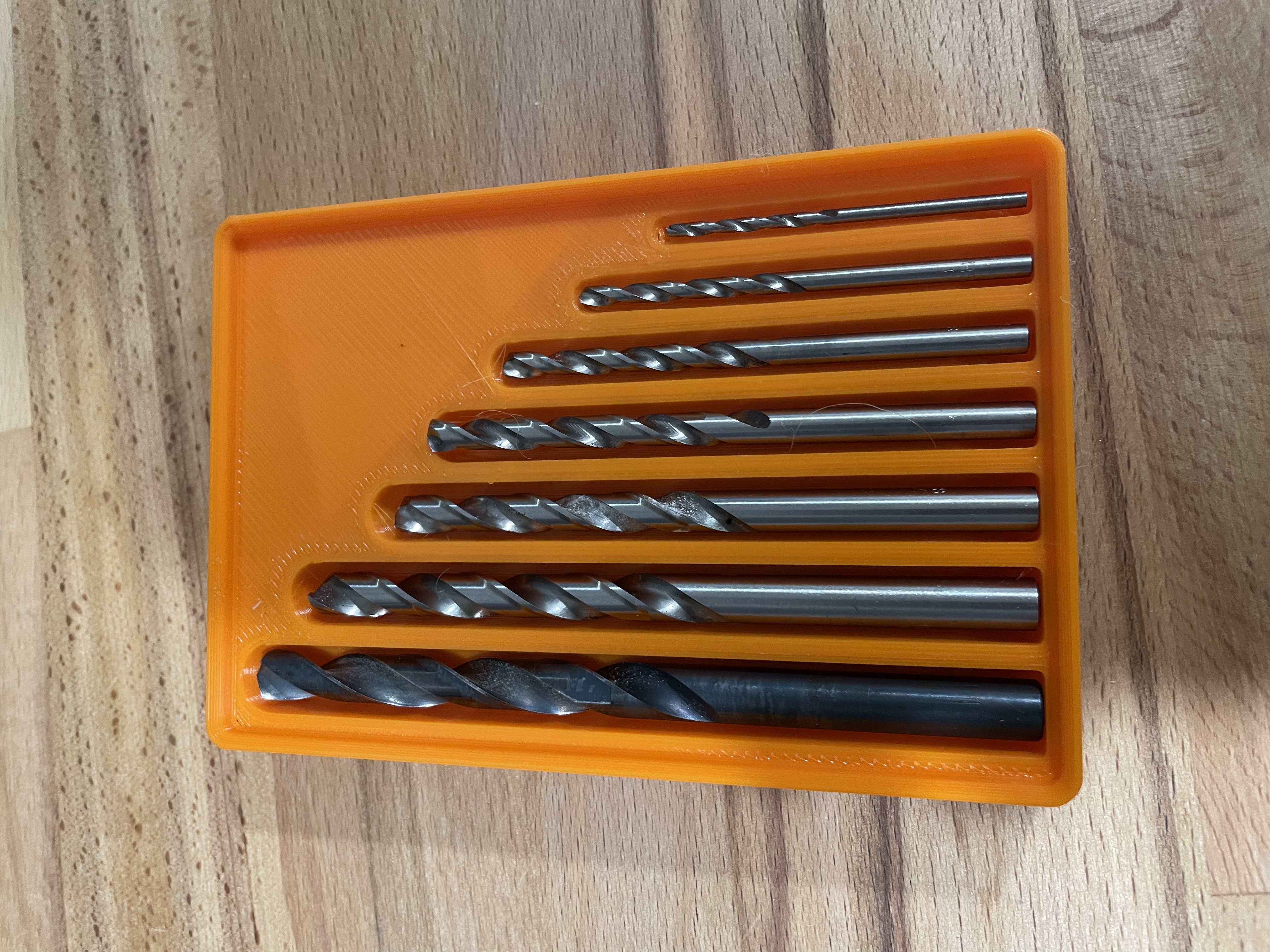 Gridfinity 3x2 drill bits tray