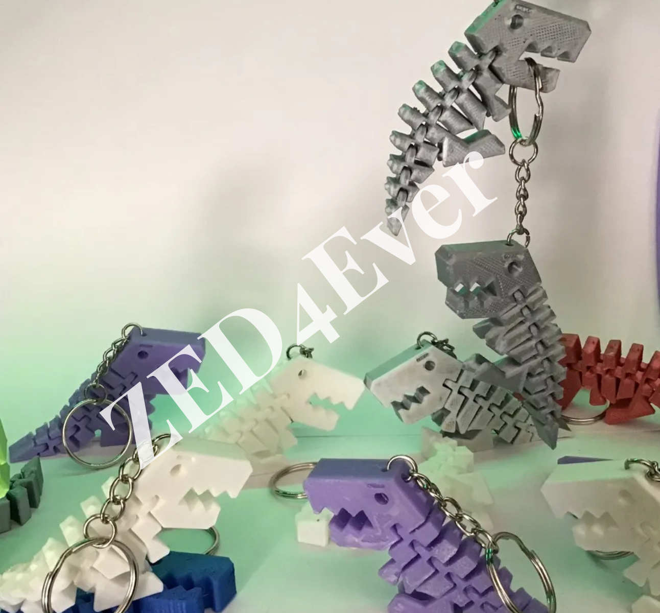 Flexy rex keychain - photo 2