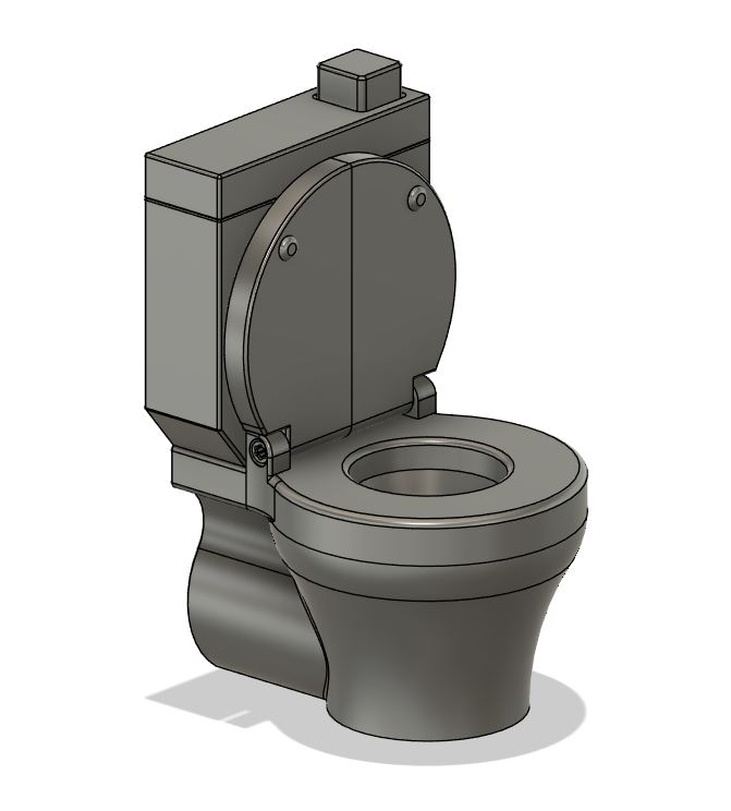 Puppenklo / toy toilet