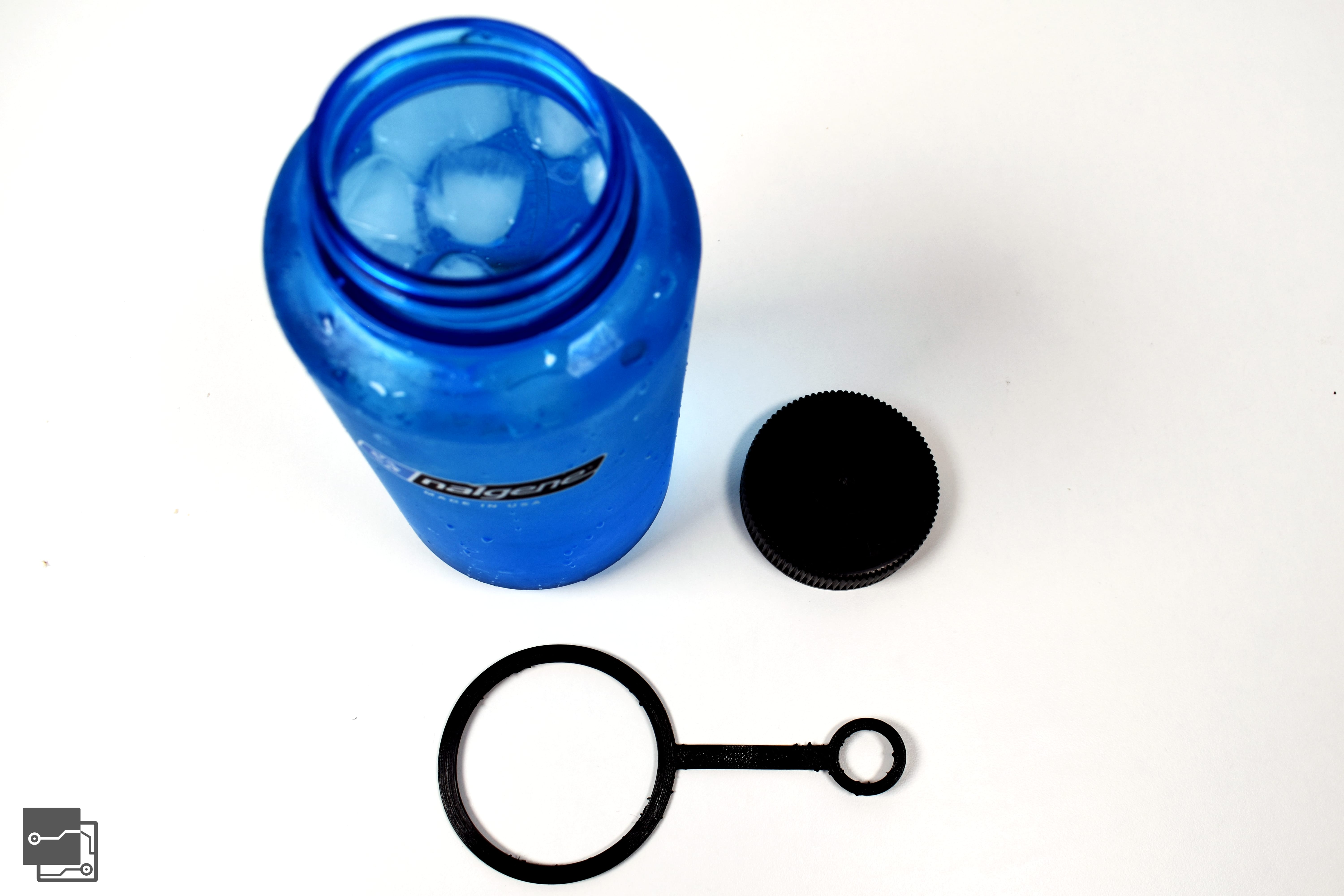 Nalgene 1L bottle cap strap repair - photo 3