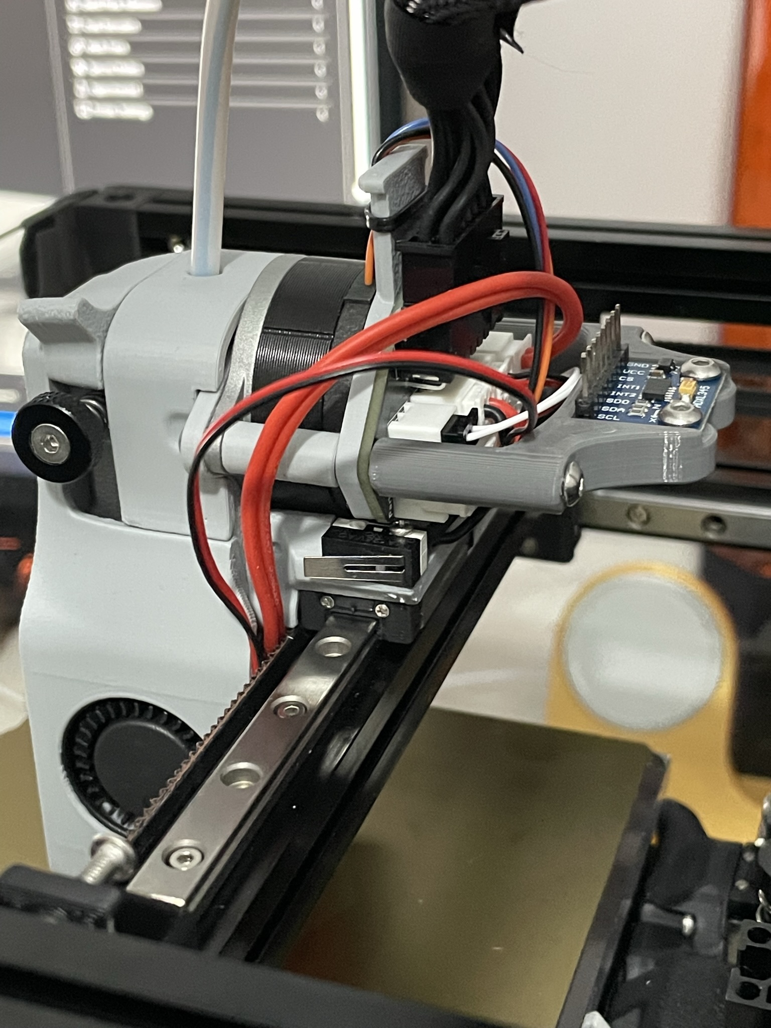 ADXL345 Mount for Mini Afterburner with Umbilical Breakboard