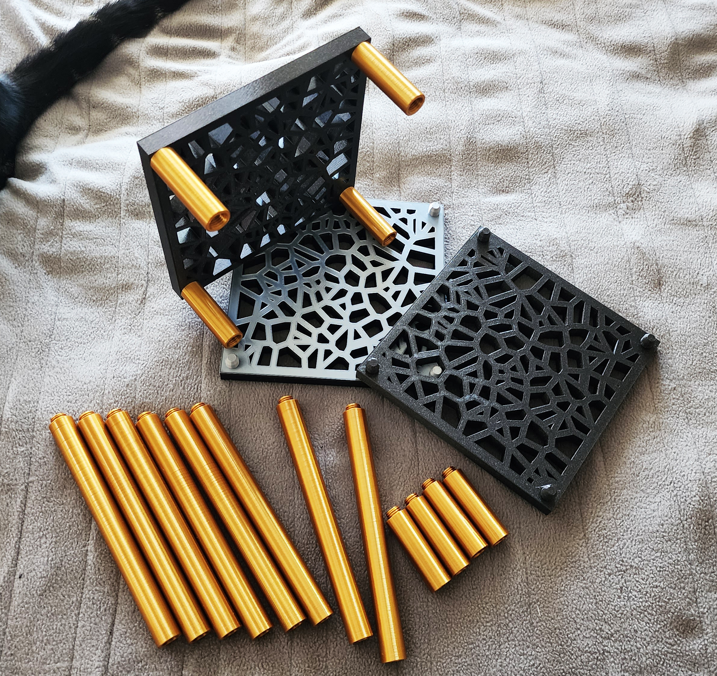 20x20cm Voronoi Tower Shelf - photo 2