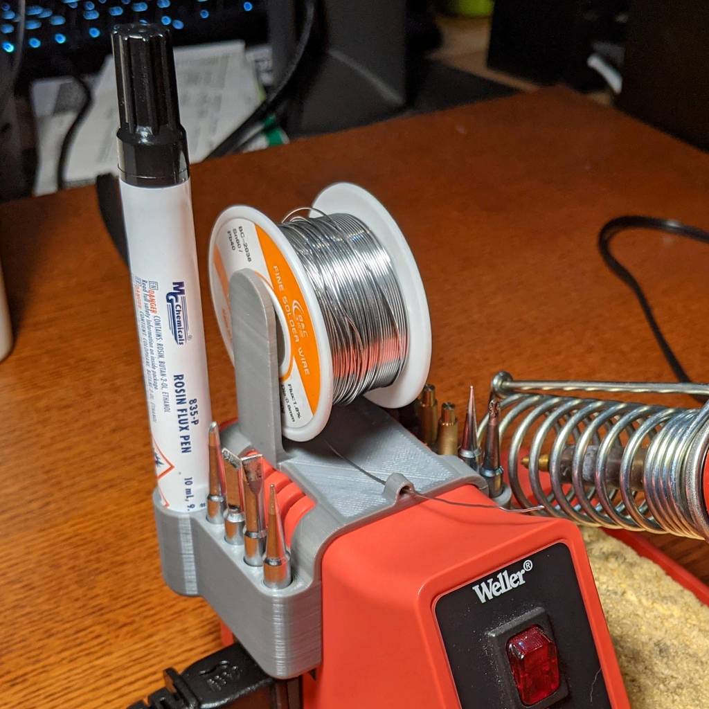 Removable Spool and Tip Caddy for Weller WLC100