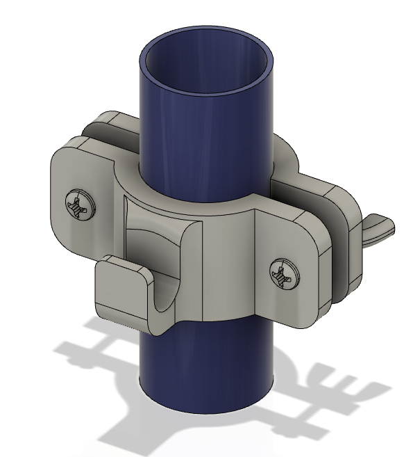 Pipe Clamp with Hook (fully customizable) - photo 2
