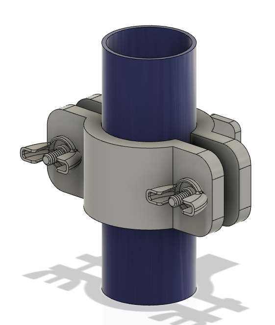 Pipe Clamp with Hook (fully customizable) - photo 3