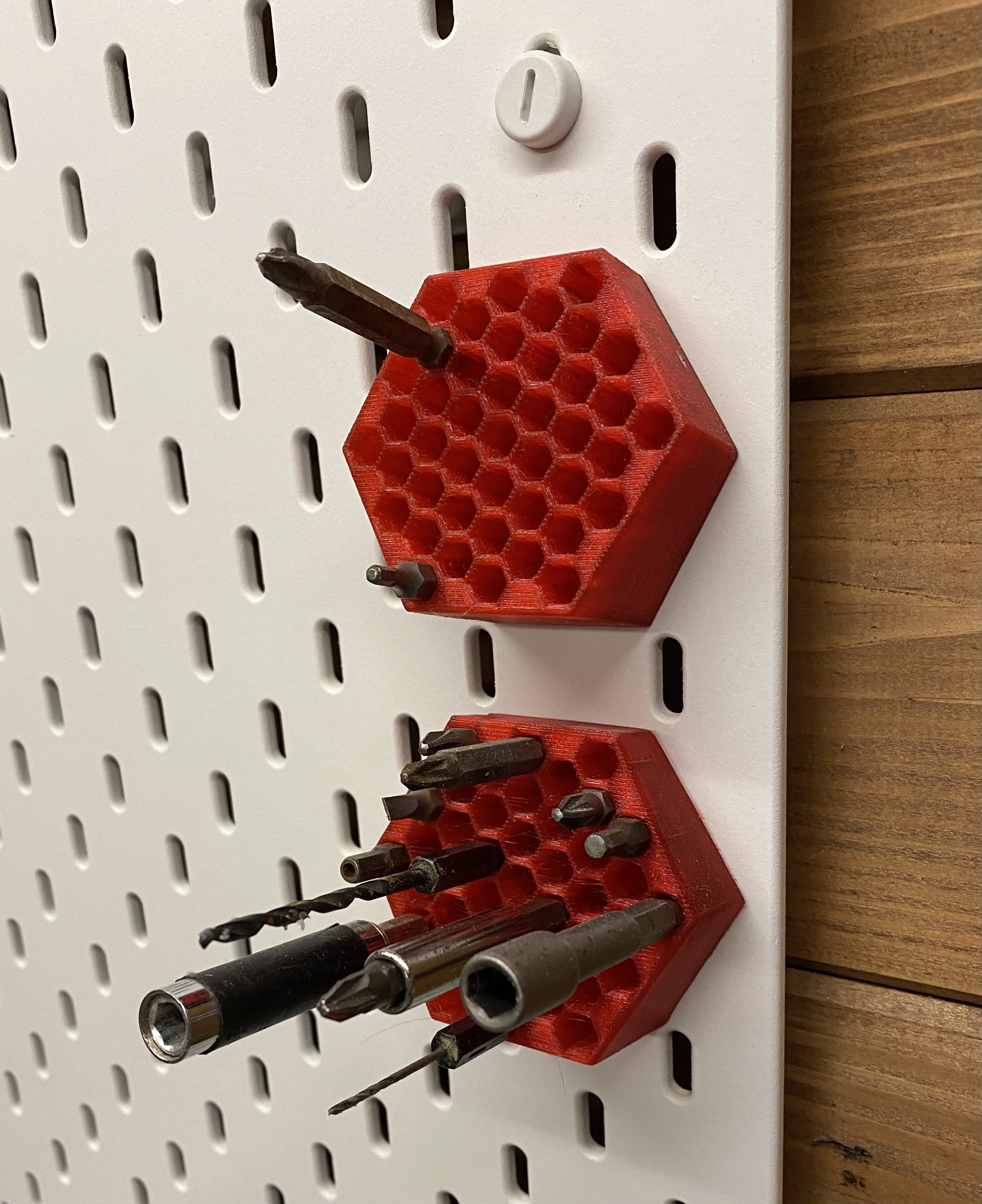 IKEA Peg board HEX bit holder - photo 2