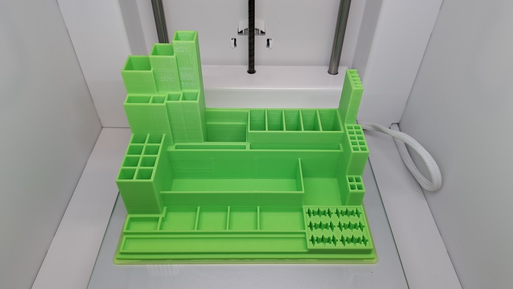 Desktop Tool Tray Organizer remix with memory card area