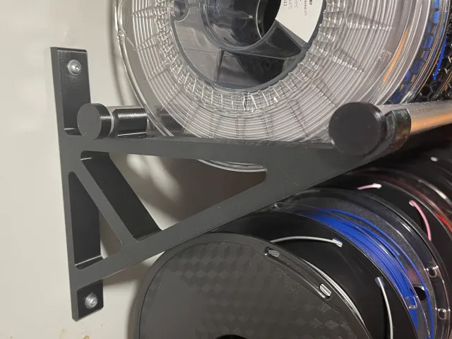 Wall Bracket for Filament Storage 20mm