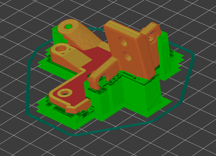EBB36 mount for Voron Clockwork 1 extruder - photo 3
