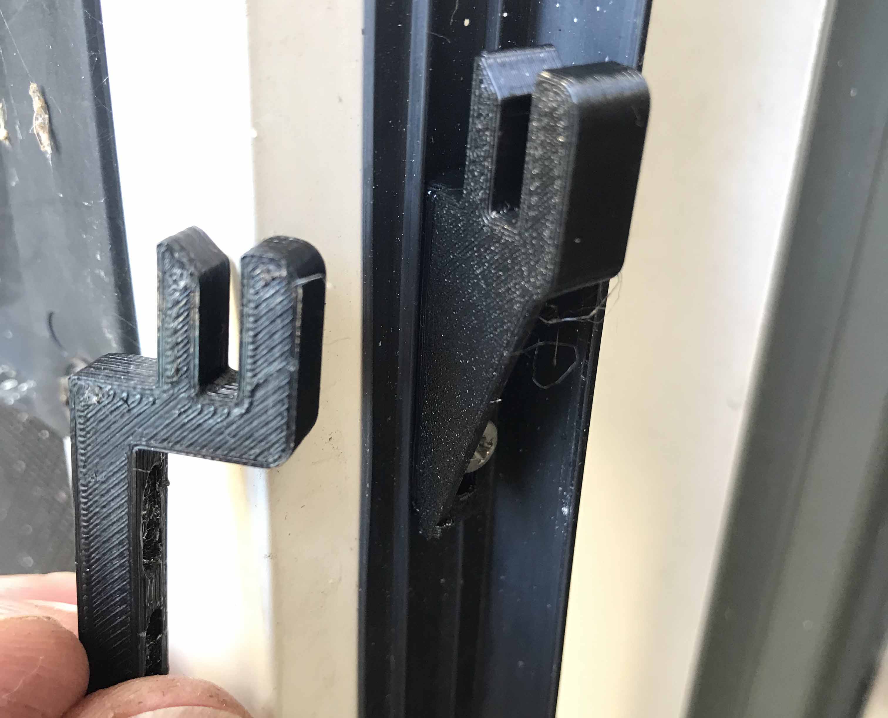Sliding Screen Door Latch Keeper