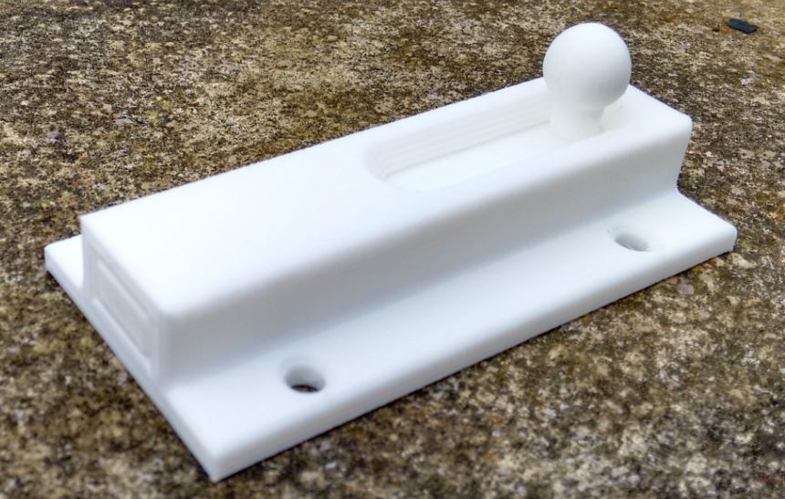 Sliding Door bolt Print fully assembled - photo 2