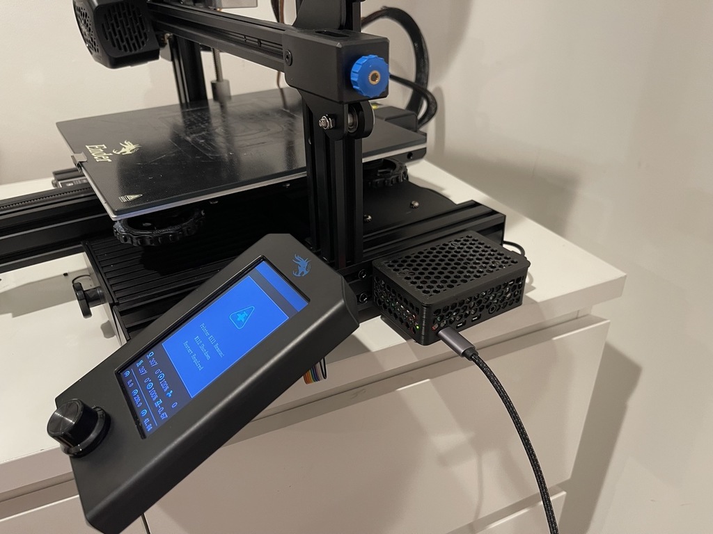 Raspberry Pi 4 Mount for 80x40 Extrusion (Ender 3 V2) - photo 2