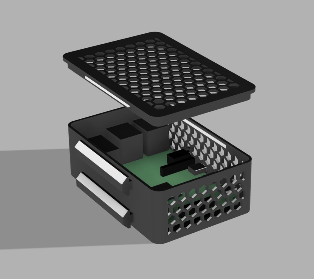 Raspberry Pi 4 Mount for 80x40 Extrusion (Ender 3 V2) - photo 4