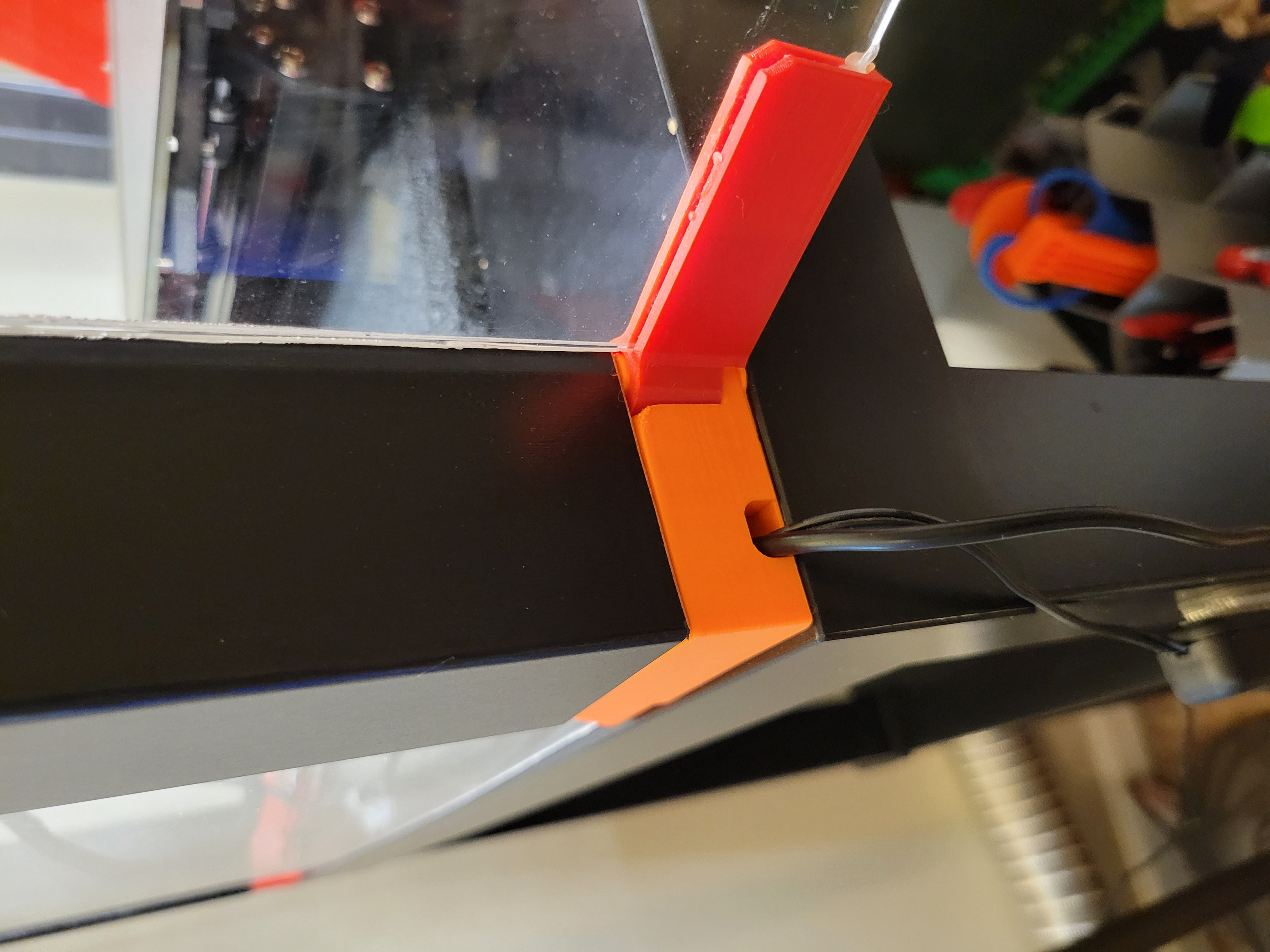 Lack Enclosure Hinge Passthrough