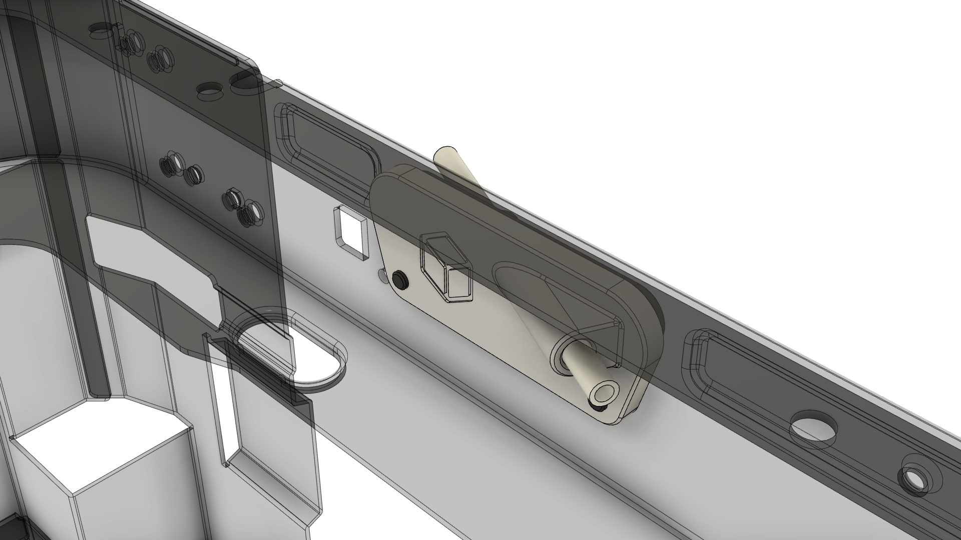 Bambu Lab P1P ptfe tube bracket - photo 3
