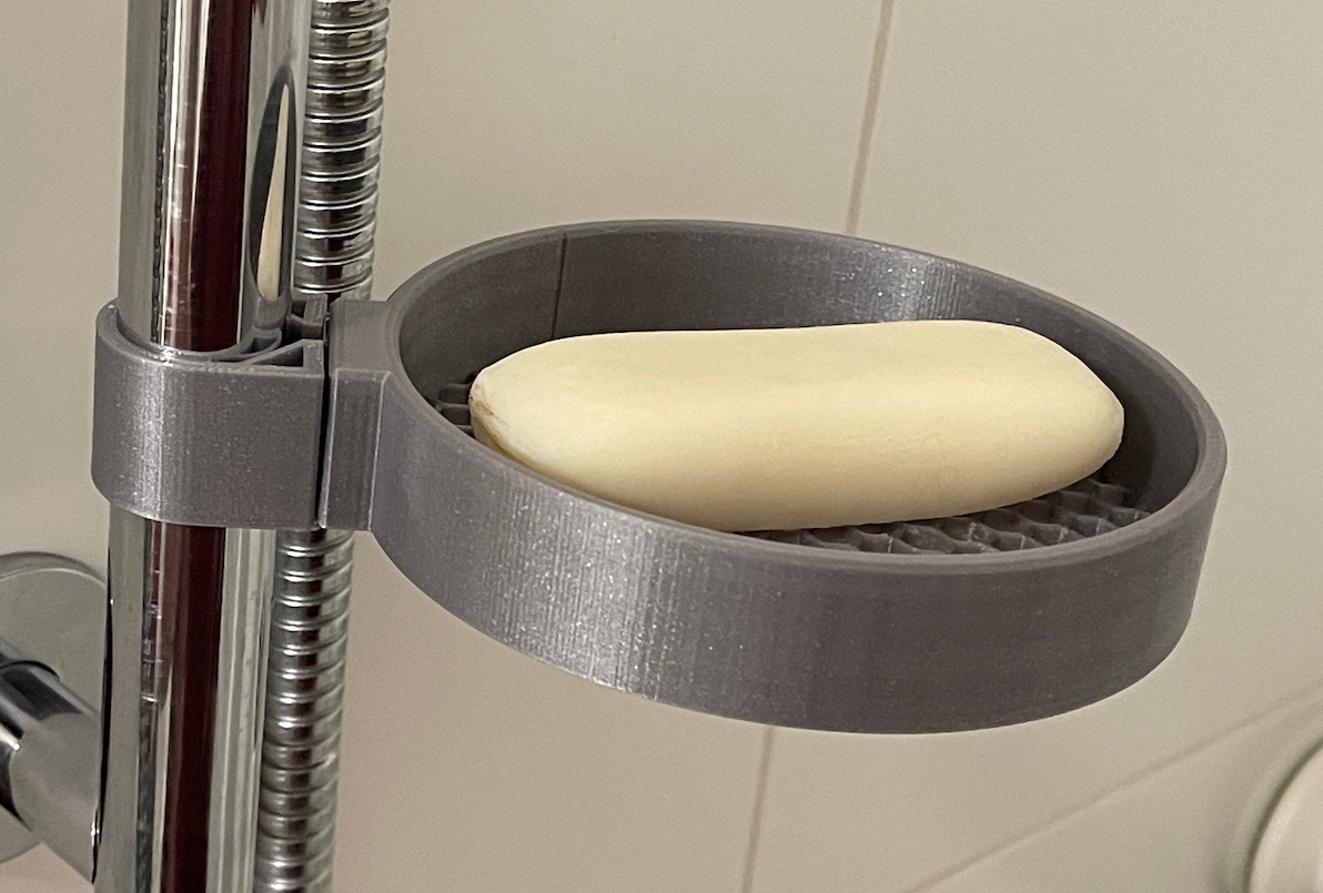 Shower Soap Dish and bracket suits 22mm post v1.1.5