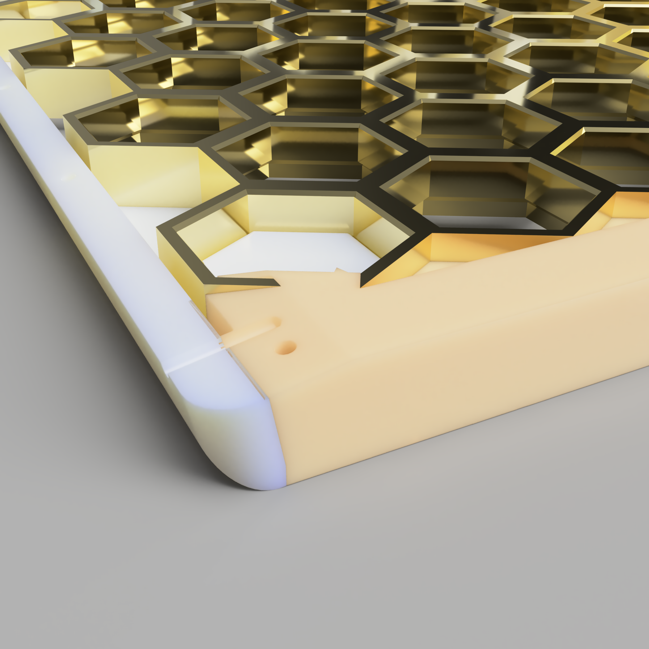 Rotating Coffee Table (Honeycomb storage) display - storage- organizer - art - photo 4