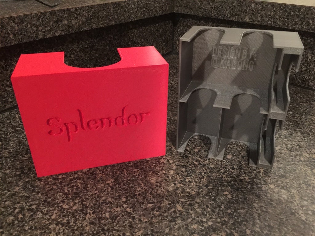 Splendor game organizer with support for sleeved cards and promo cards - photo 4