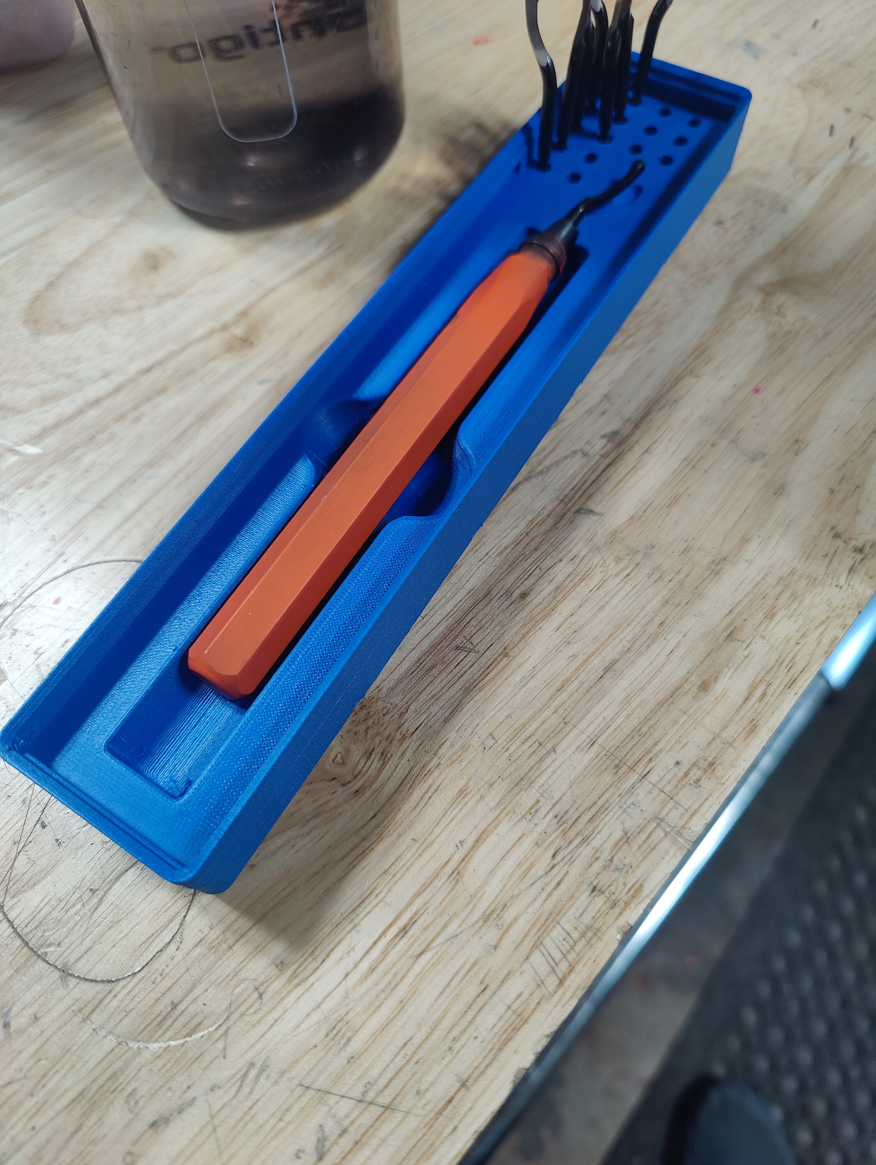 Gridfinity Deburring Tool Holder with Blade Storage - photo 4