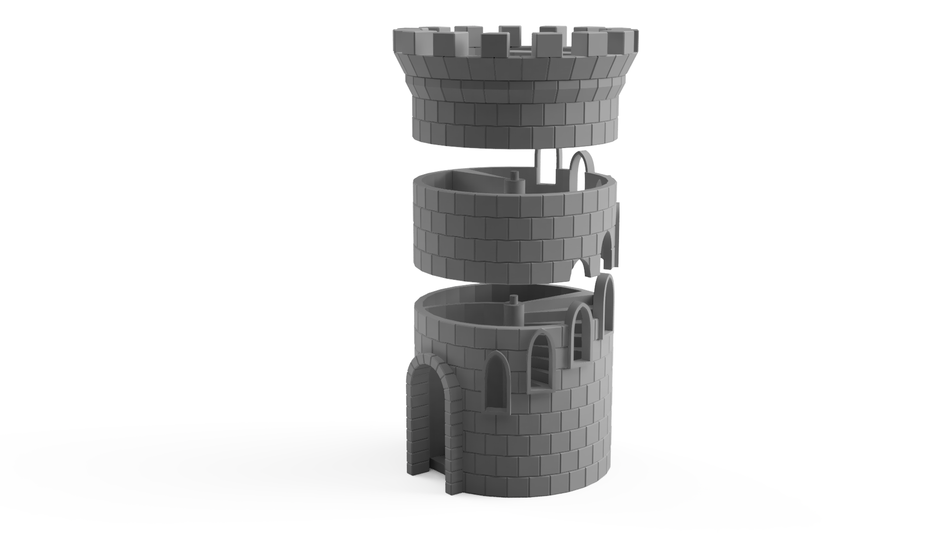 Segmented Dice Tower v3