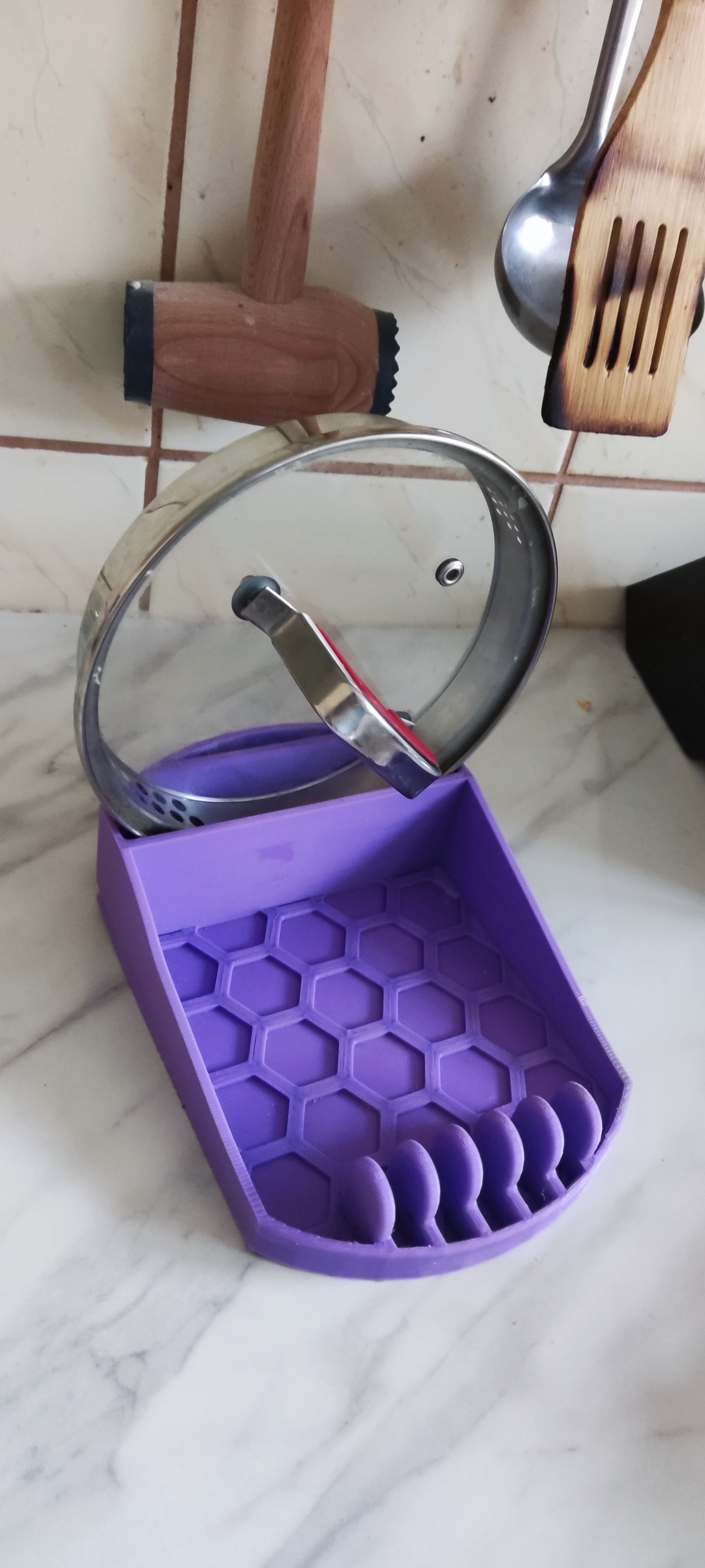 spatula holder & pot lid holder/kitchen organizer - photo 2