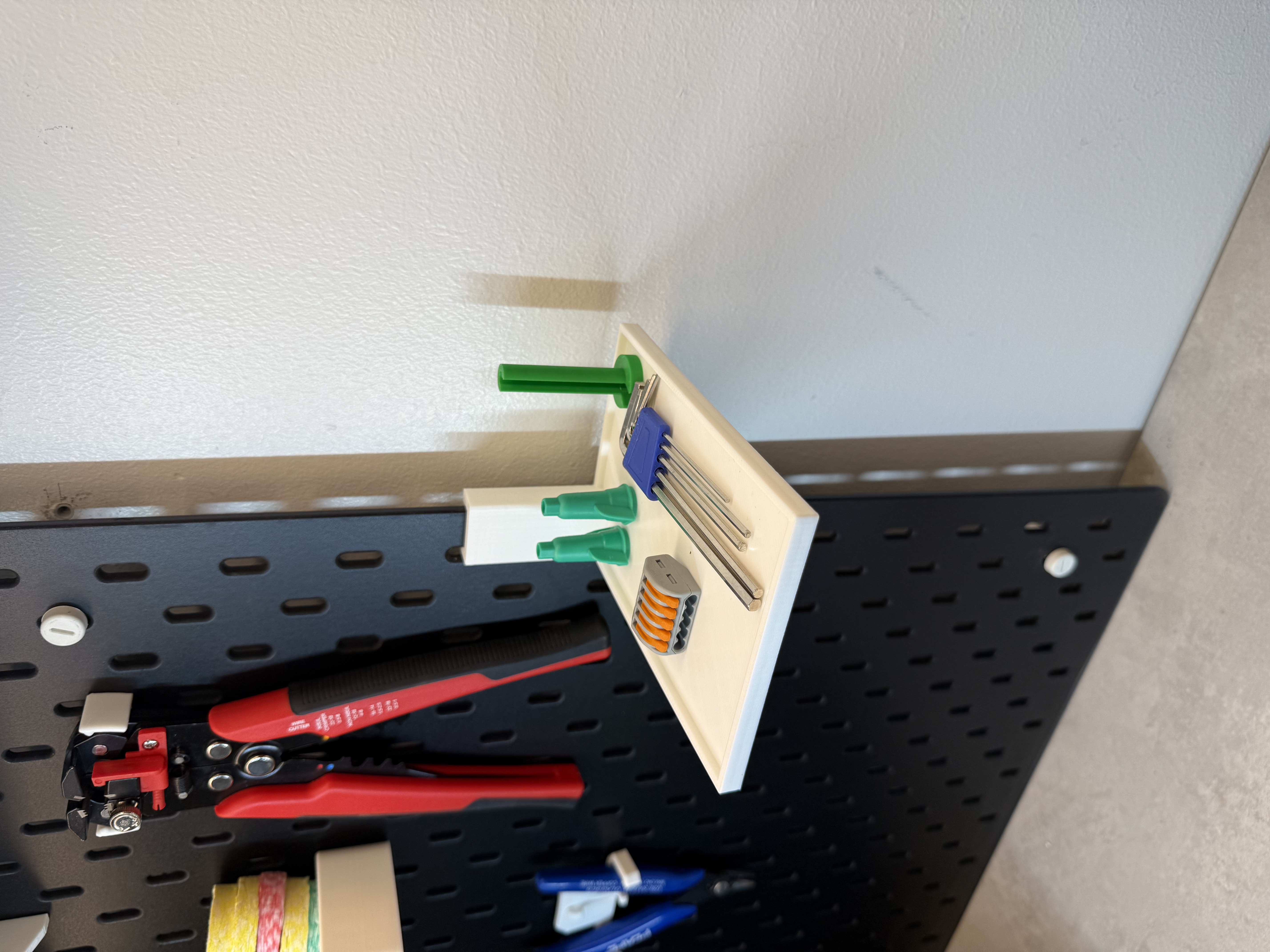 IKEA Skadis side mounted tray
