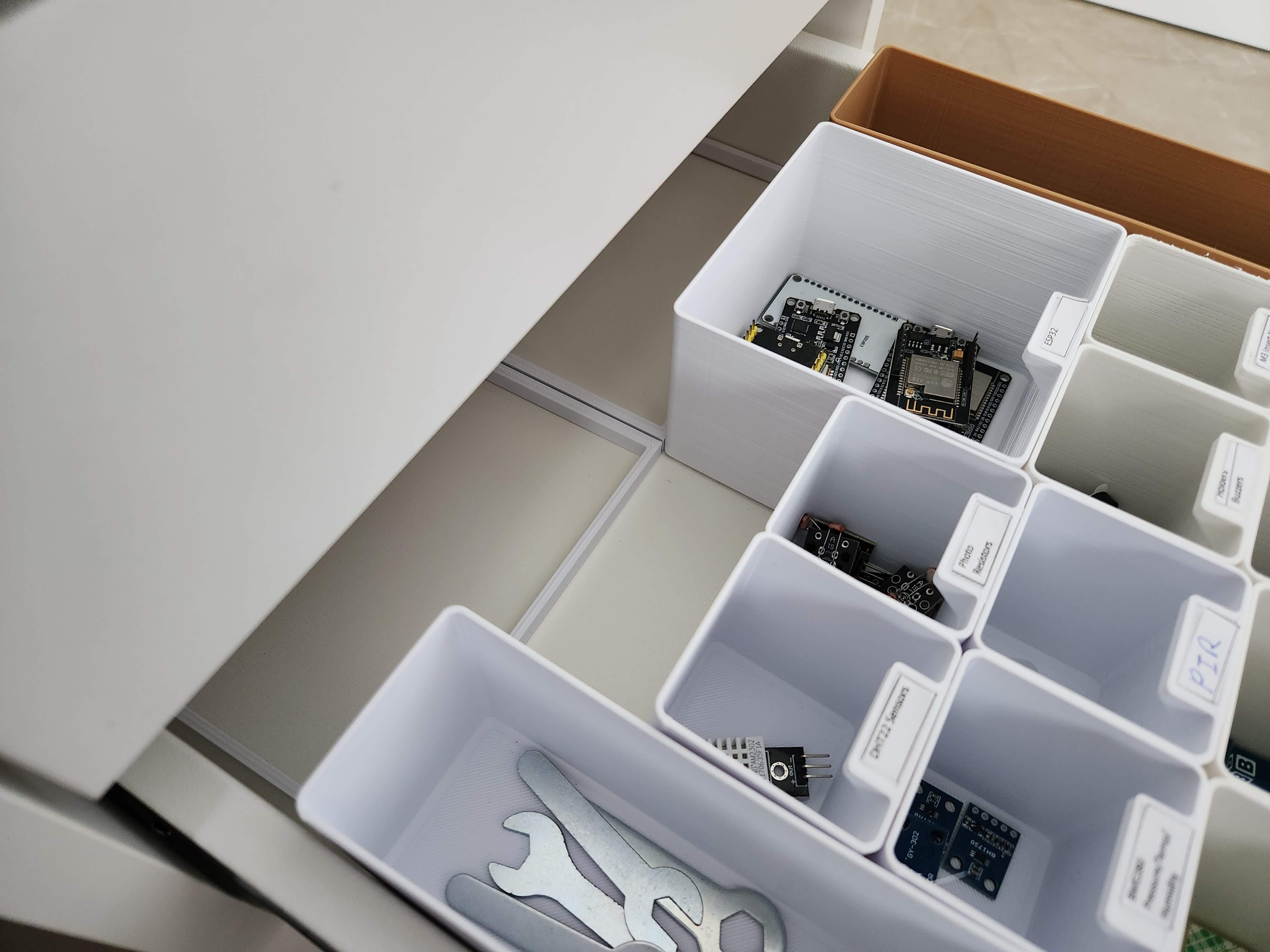 Drawer spacer for Ikea Alex Inserts