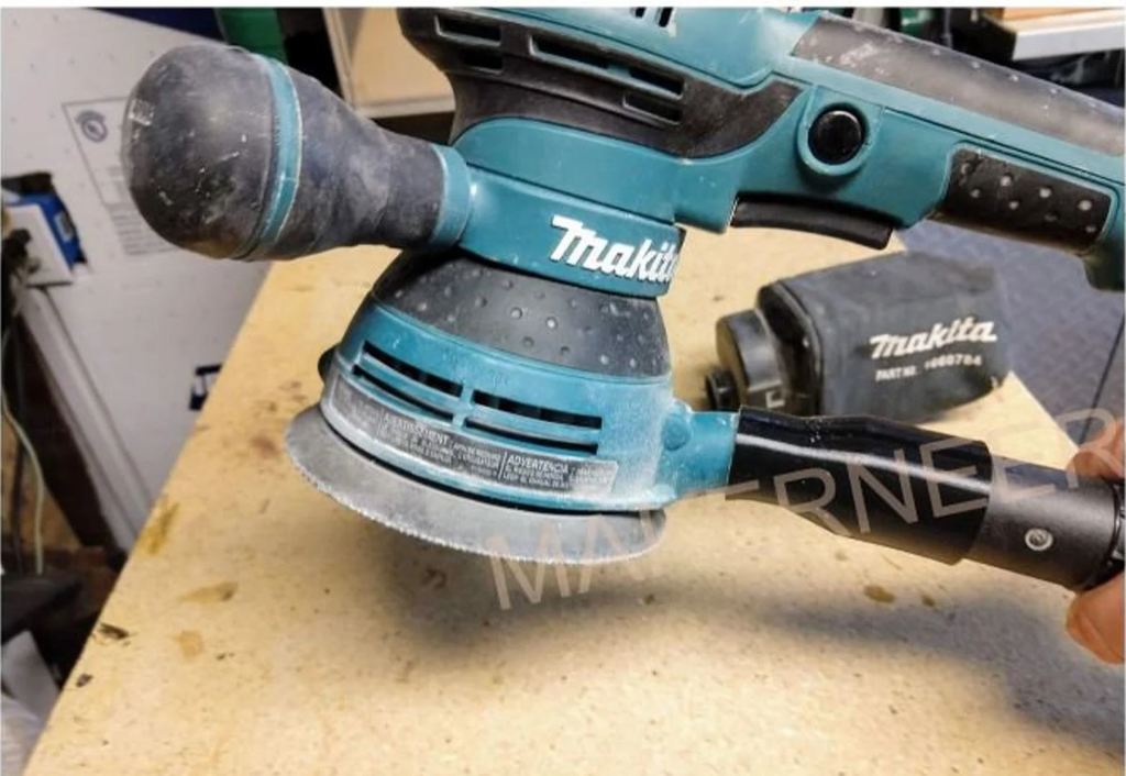 Makita BO5041 sander to 1.25" hose adapter - photo 3
