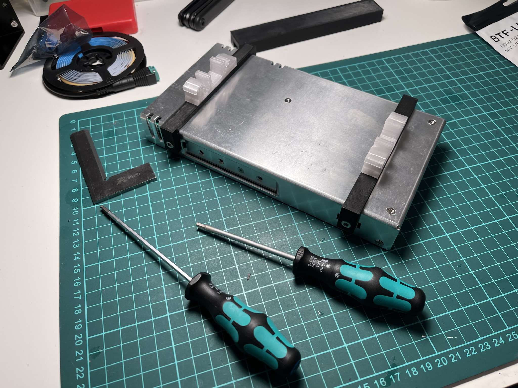 Meanwell LRS-350 Mount + DIN rail mount