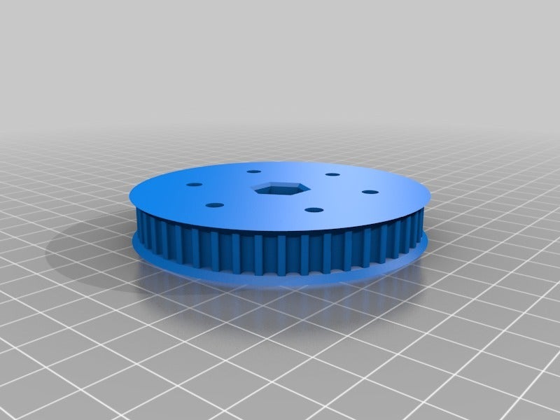 Pulley generator with hex hole and hub holes support (useful in FRC) - photo 4