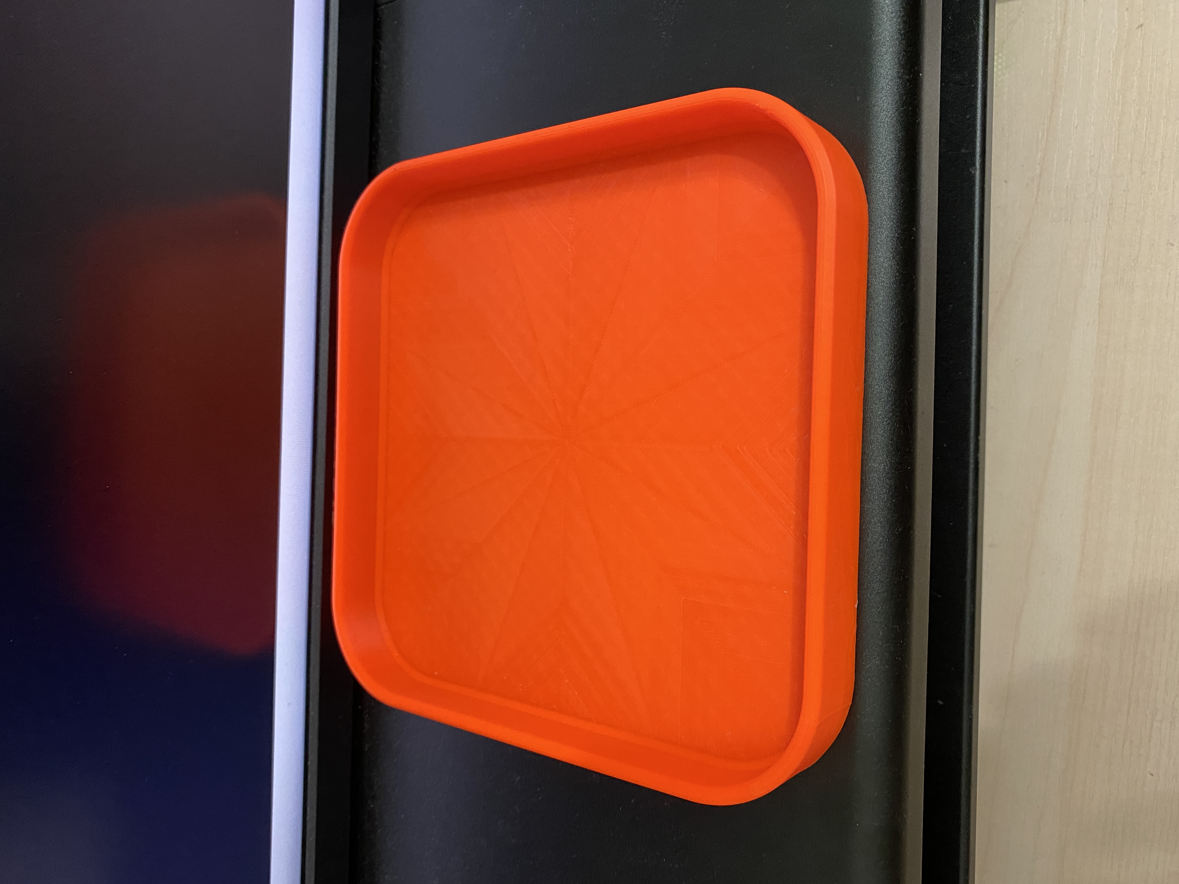 Square tray