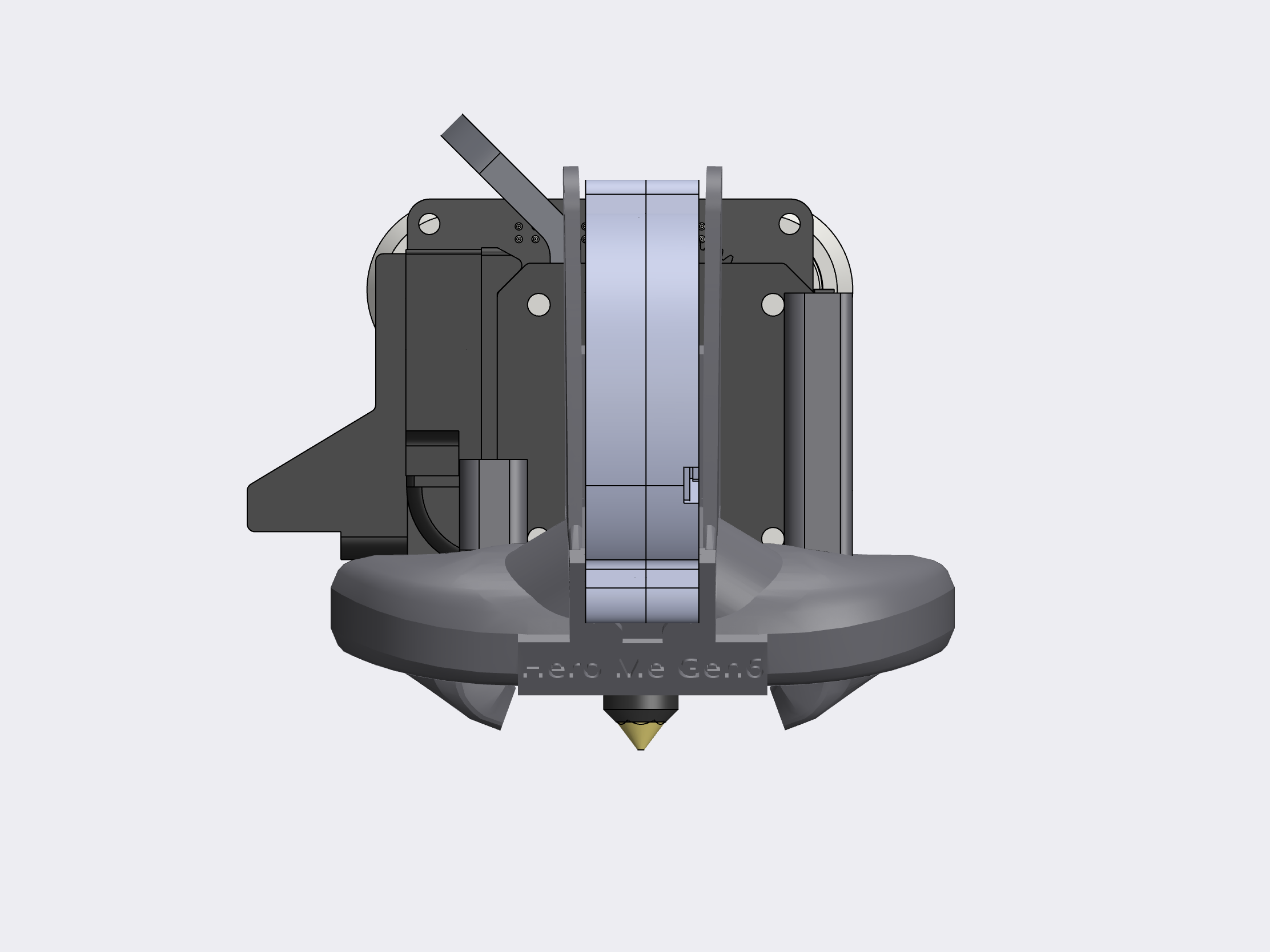 Ender 3 S1 & Ender 3 S1 Pro & Creality Sprite Extruder high performance 5015 part cooling fan duct (based on Hero Me Gen7) - photo 4
