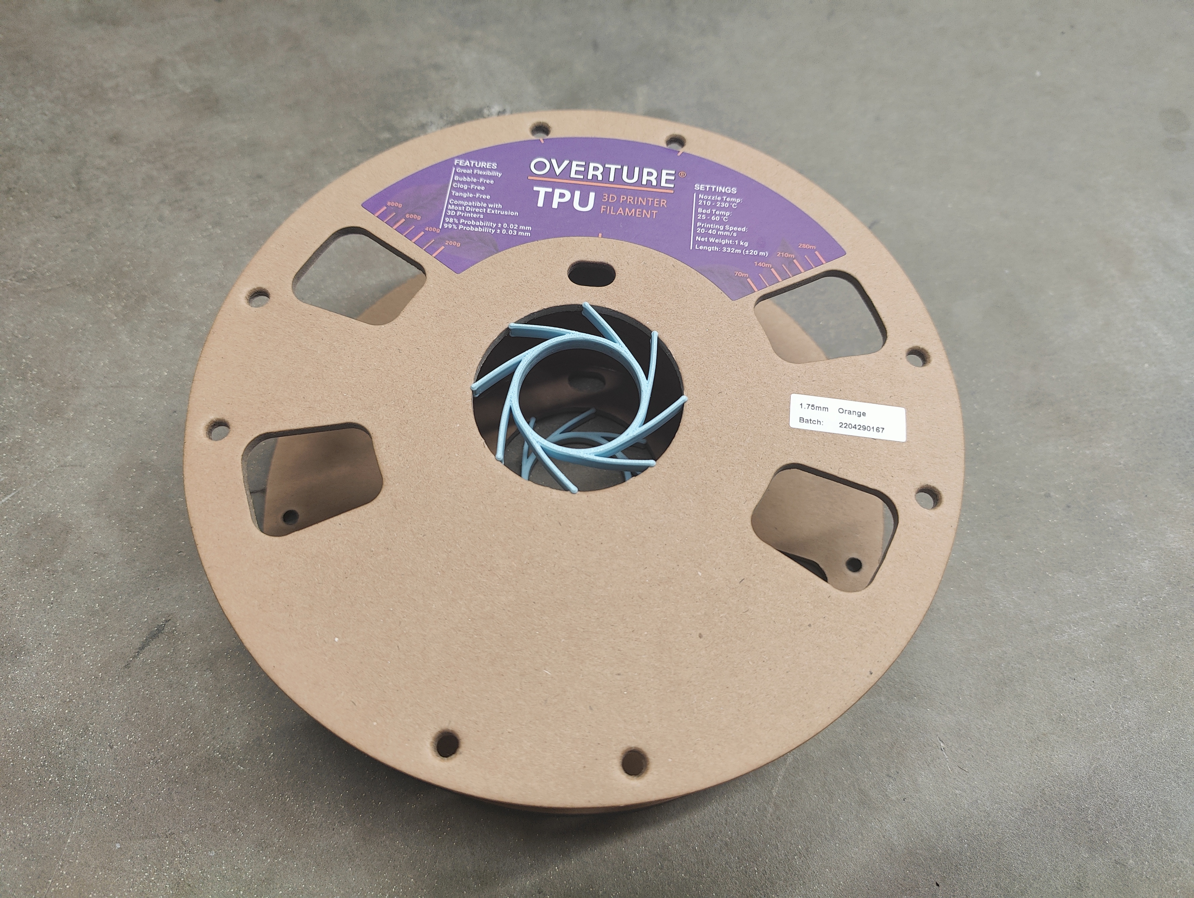 Cardboard Spool Bushing