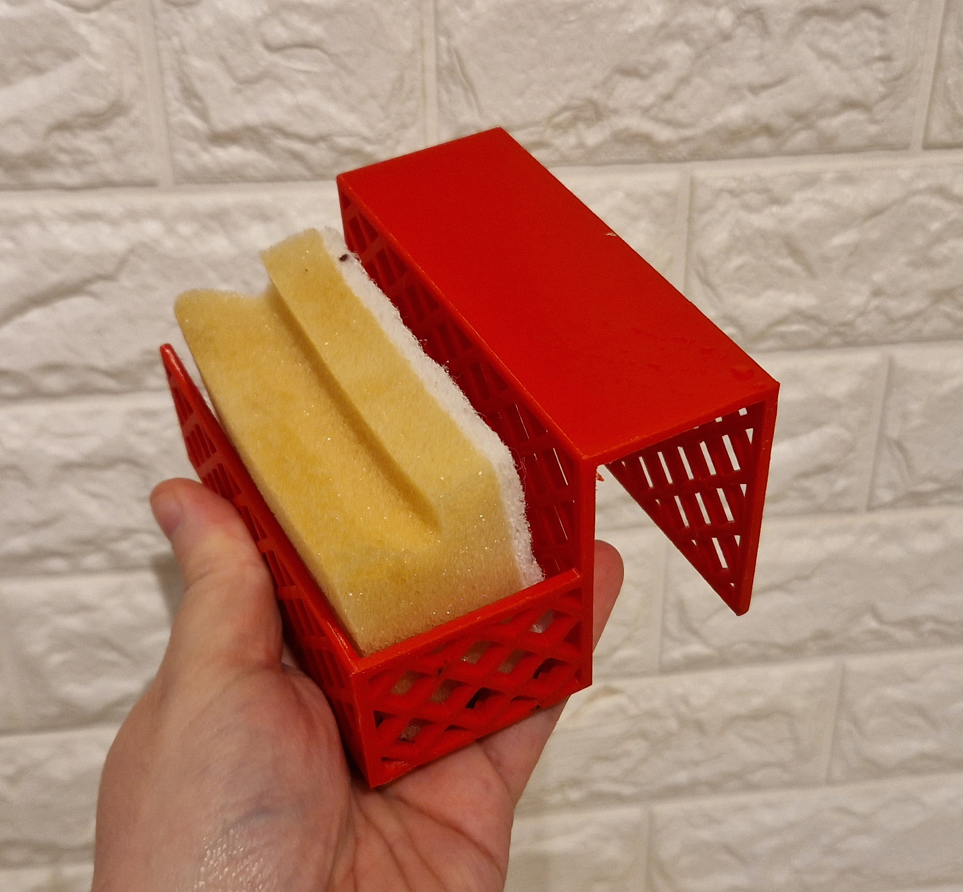 Kitchen Sink Sponge Holder - Right  Holder - in all sizes (for all sinks and sponges) - photo 3