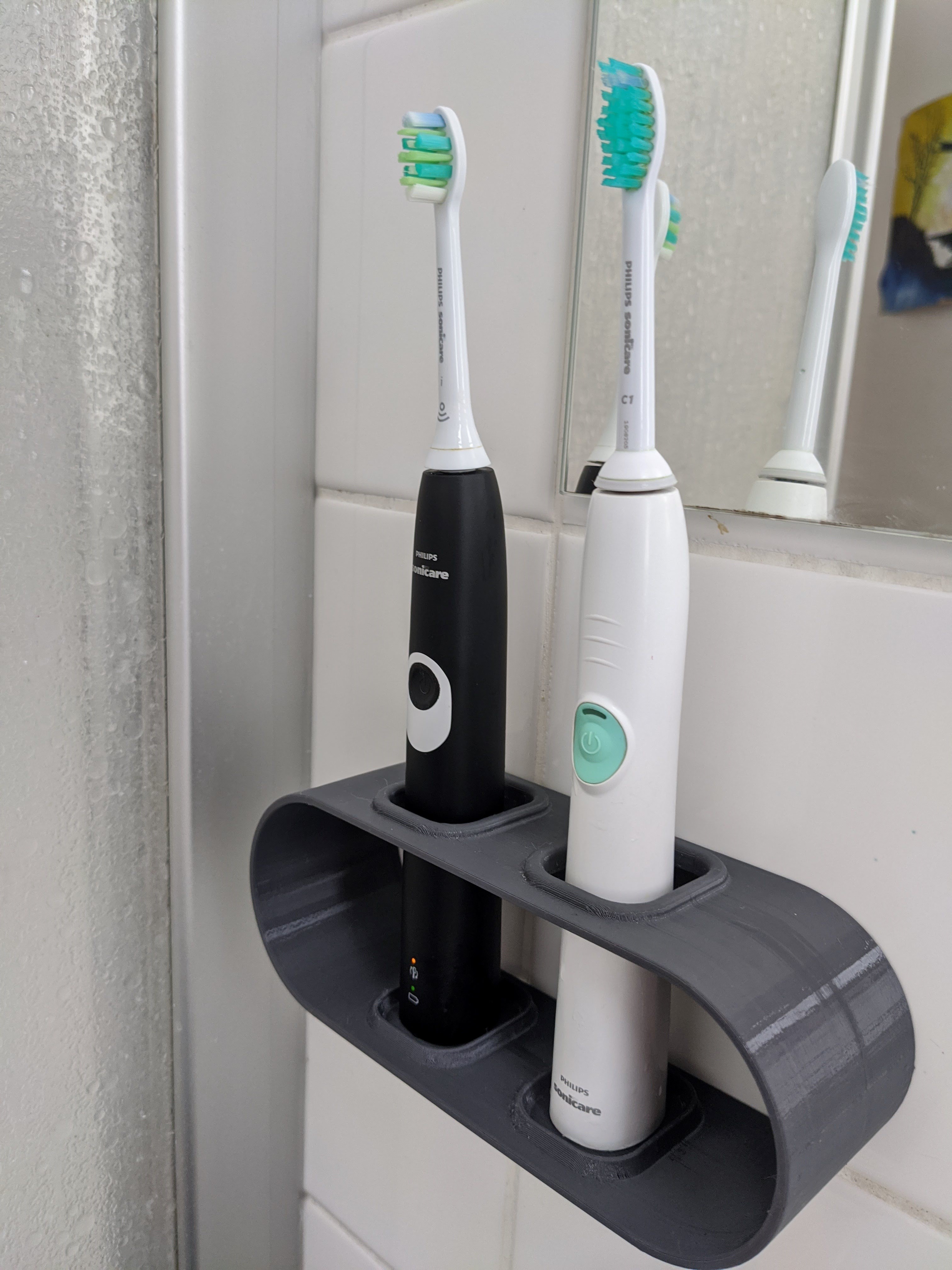 Electric toothbrush holder