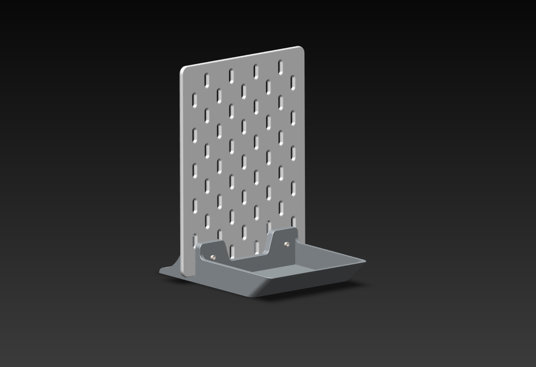 Skadis Tray - Fully Customizable Pegboard with Tray Base - photo 2