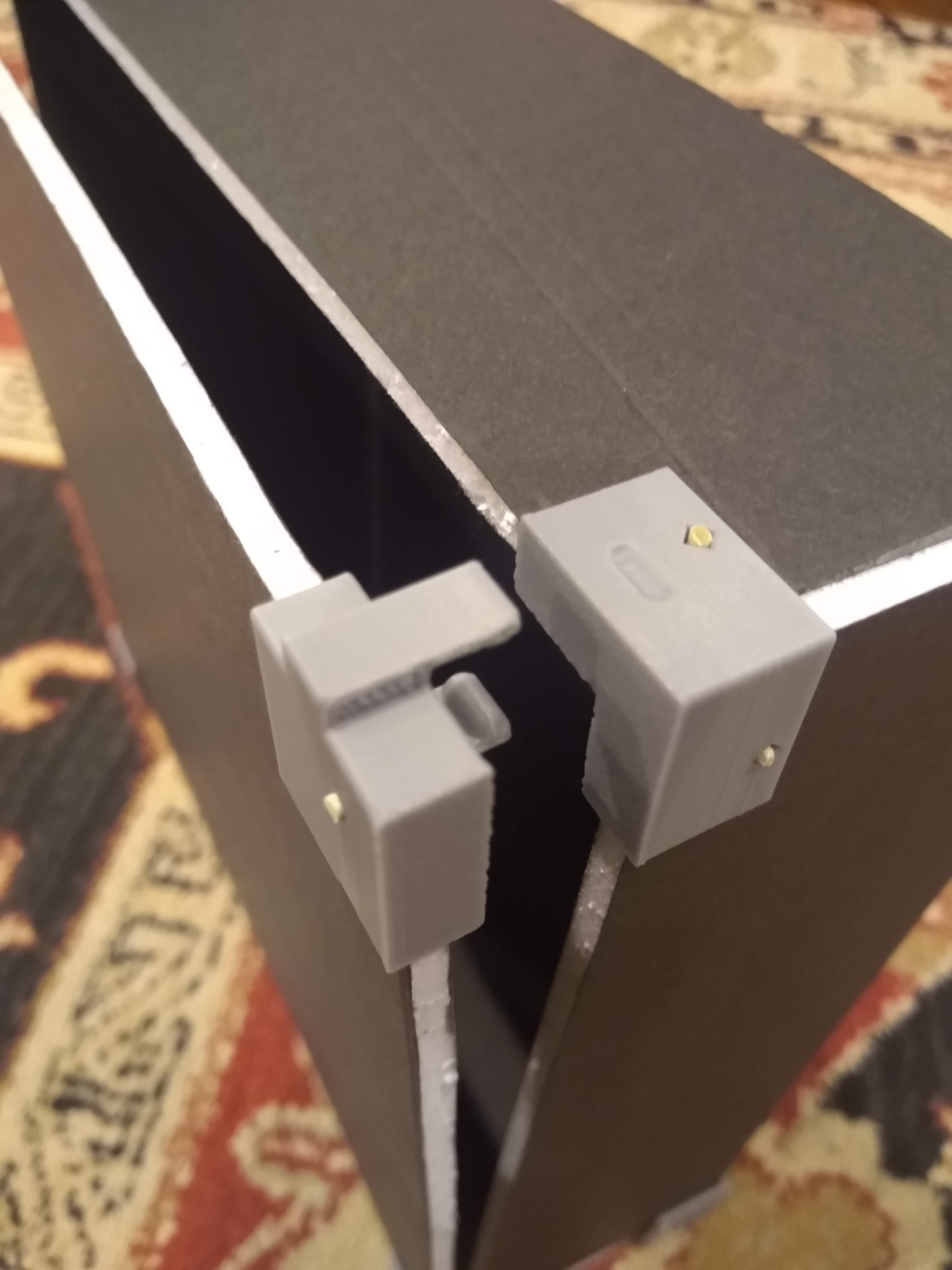 Foamboard Box Corners - custom board game box, lightbox, insulated enclosure - photo 4