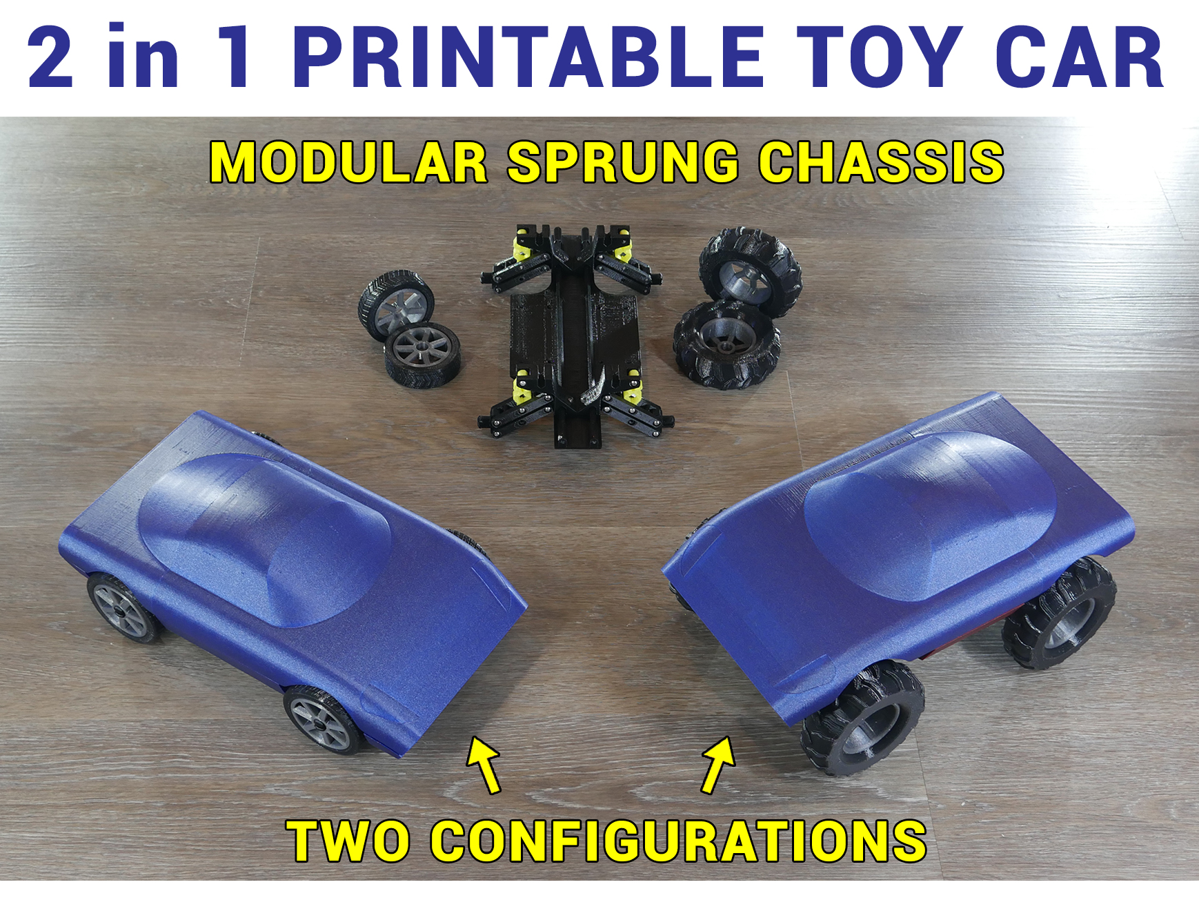 Toy car - Modular and articulated