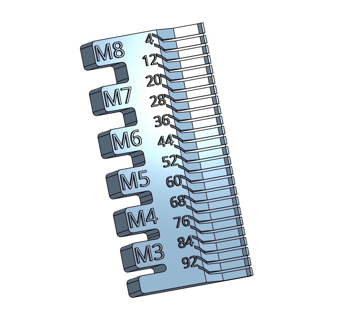 Metric Screw Measurement Tool - photo 2